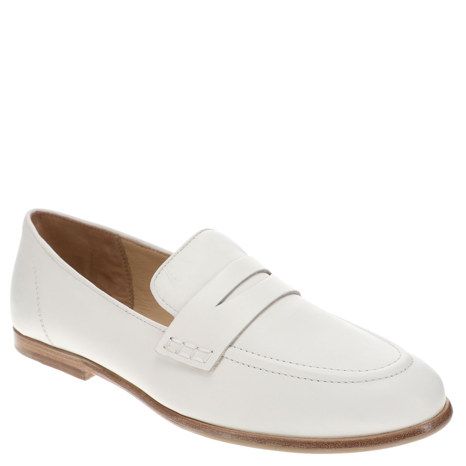 Frye Company Faith Loafer Women's White Slip On 7