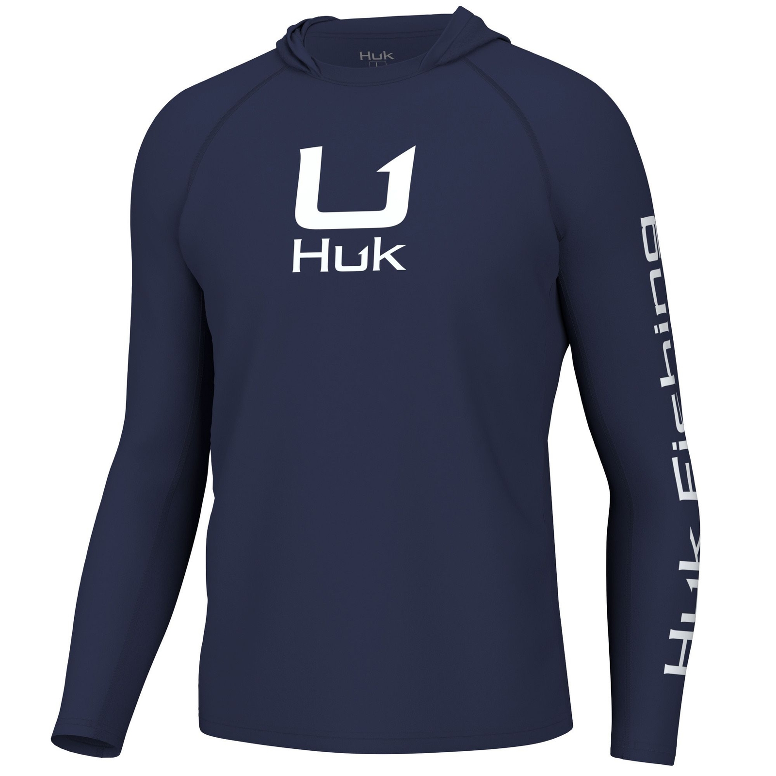 HUK Icon Hoodie Blue Knit Tops M