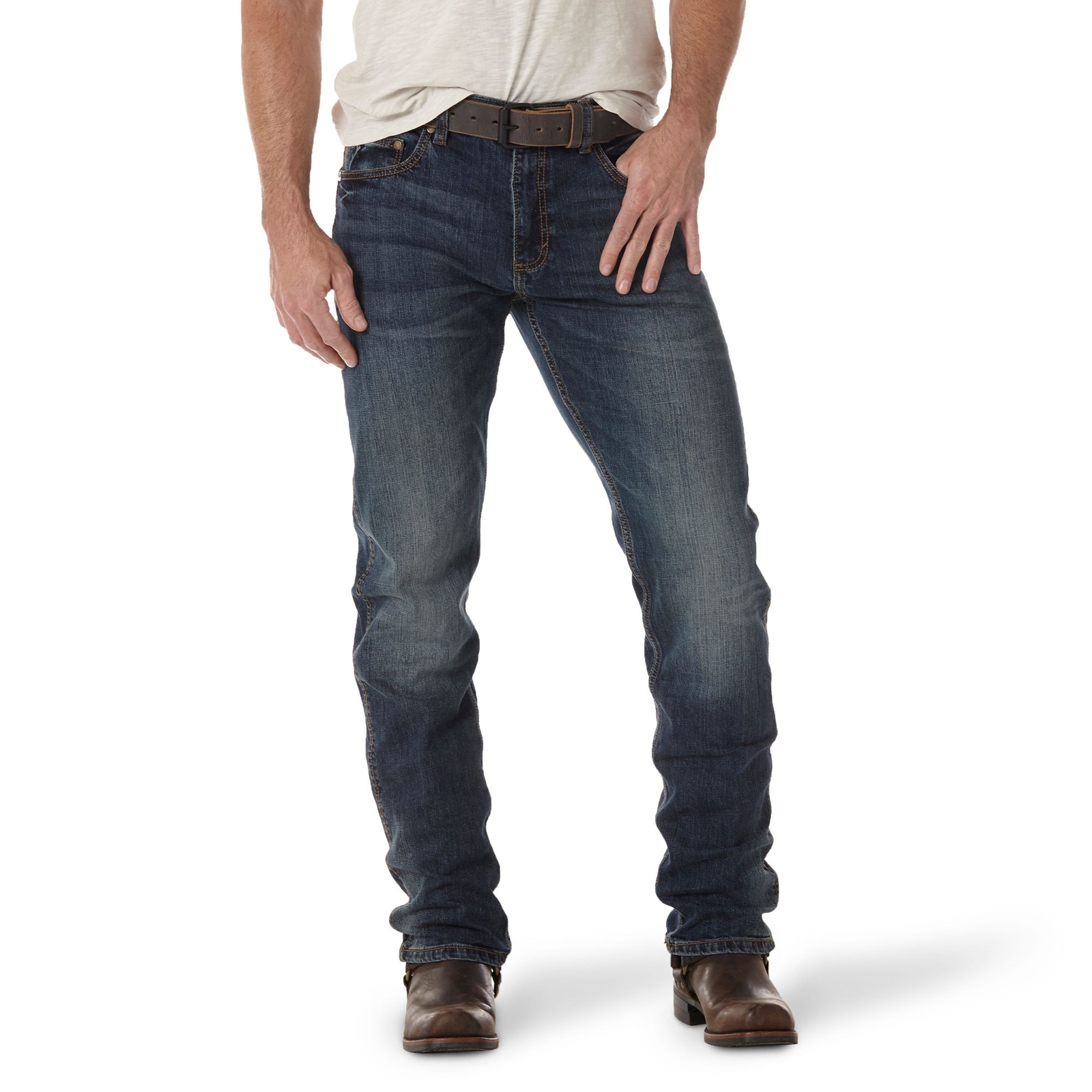 Wrangler Men's Retro Slim Straight Jean Blue Pants 34-30
