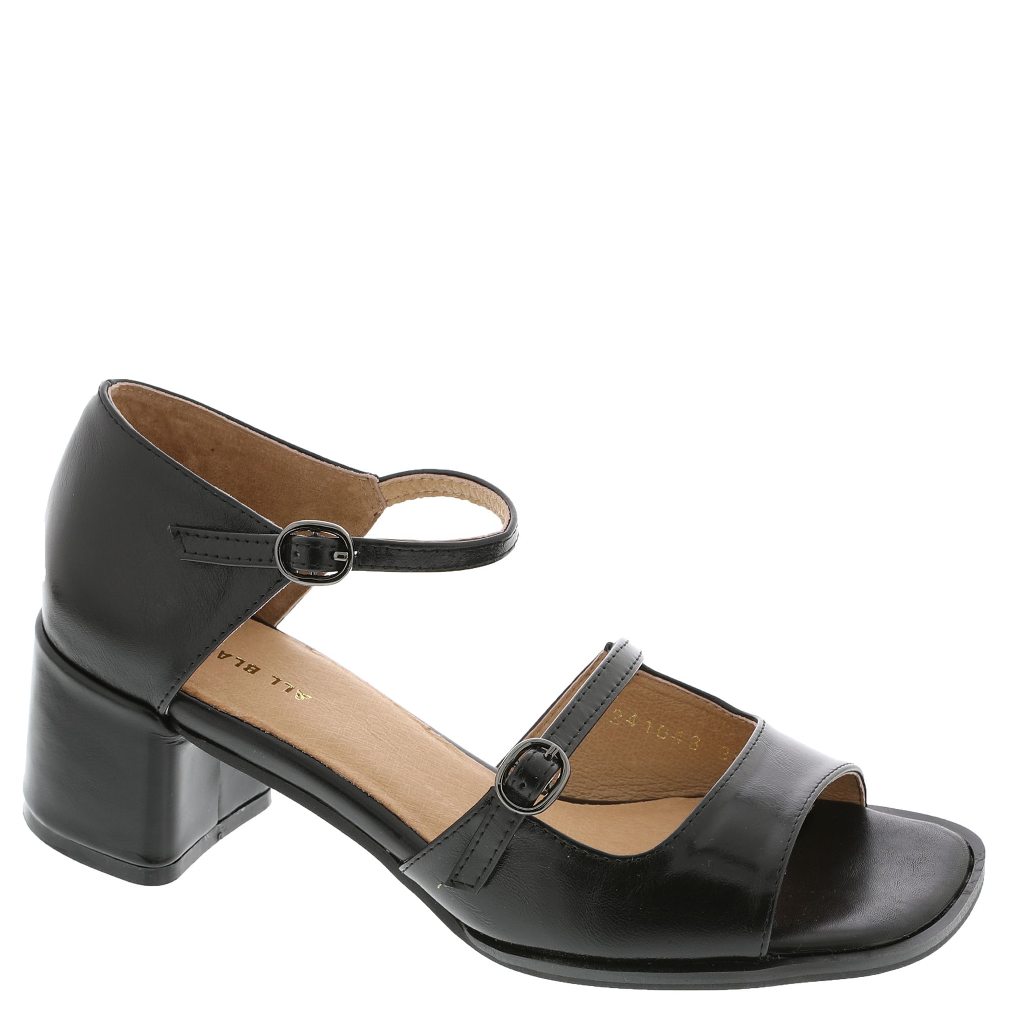 ПОЛНОСТЬЮ ЧЕРНЫЕ женские сандалии Double Jan OT 36890₽