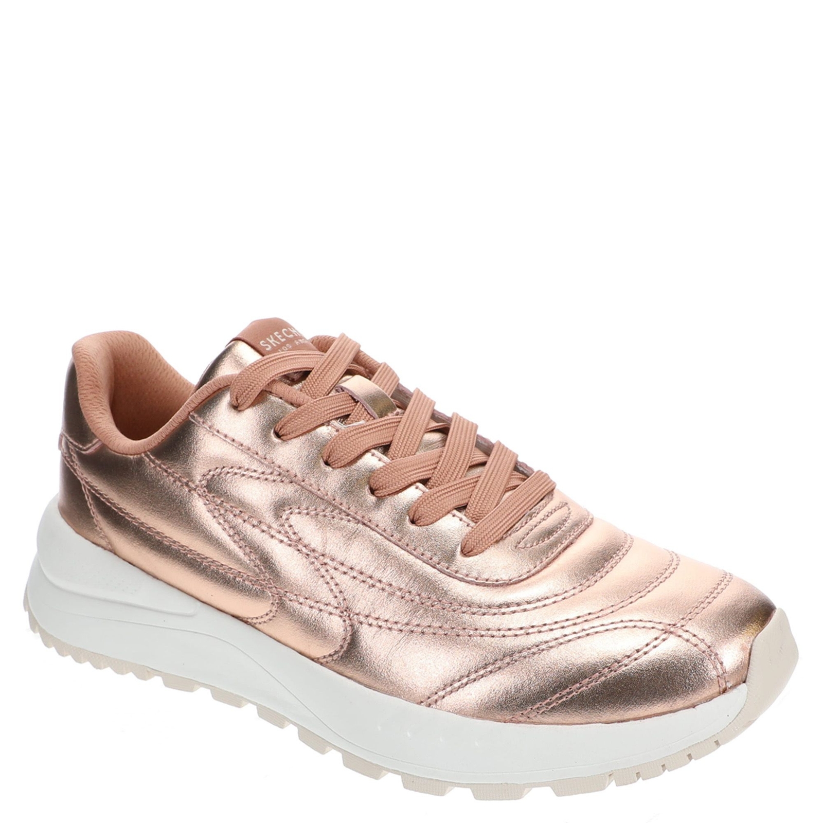 Skechers Street Fury Metallic Waves Women's Metallic Pink Sneaker 7.5 M