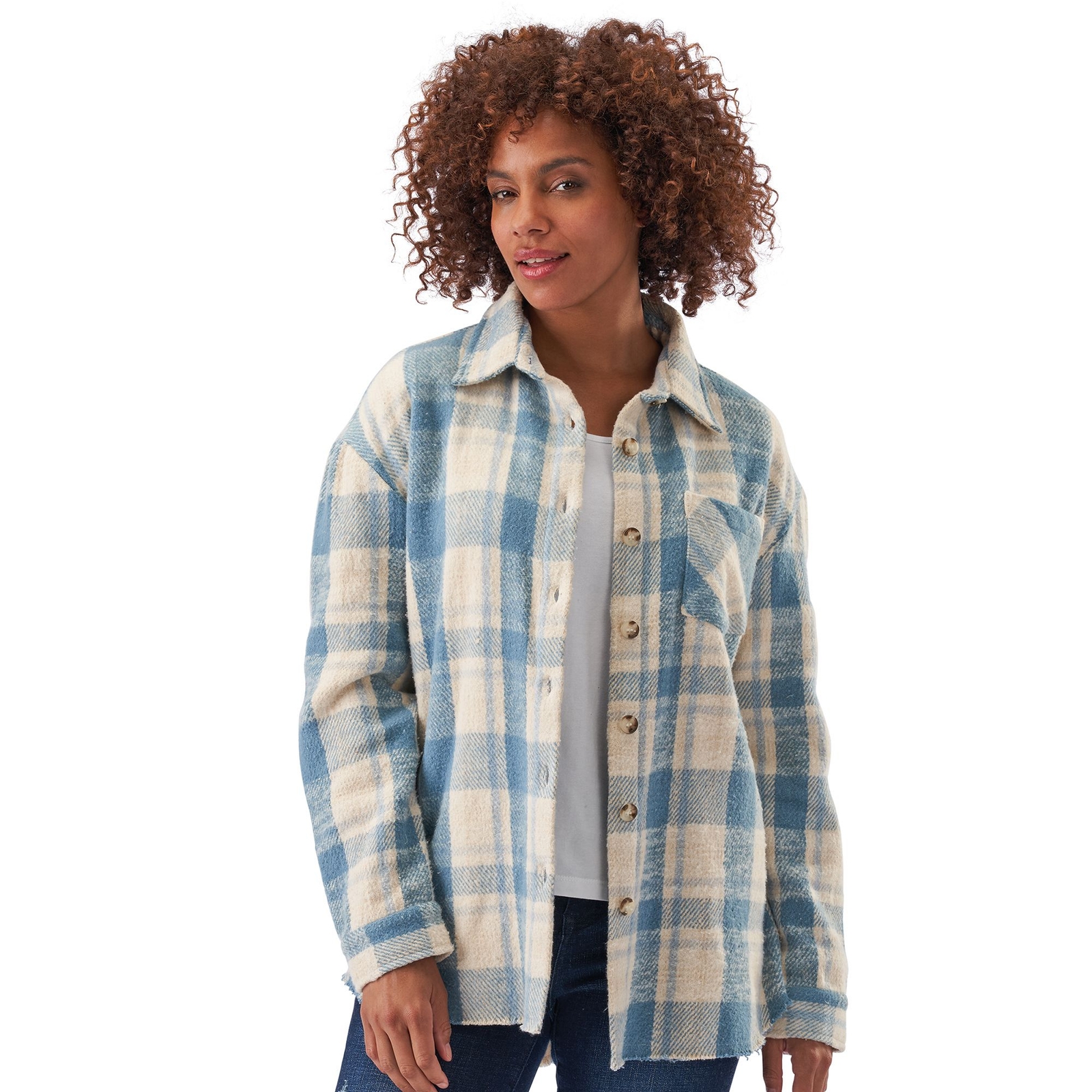 K. Jordan The Shacket Multi Shirts L