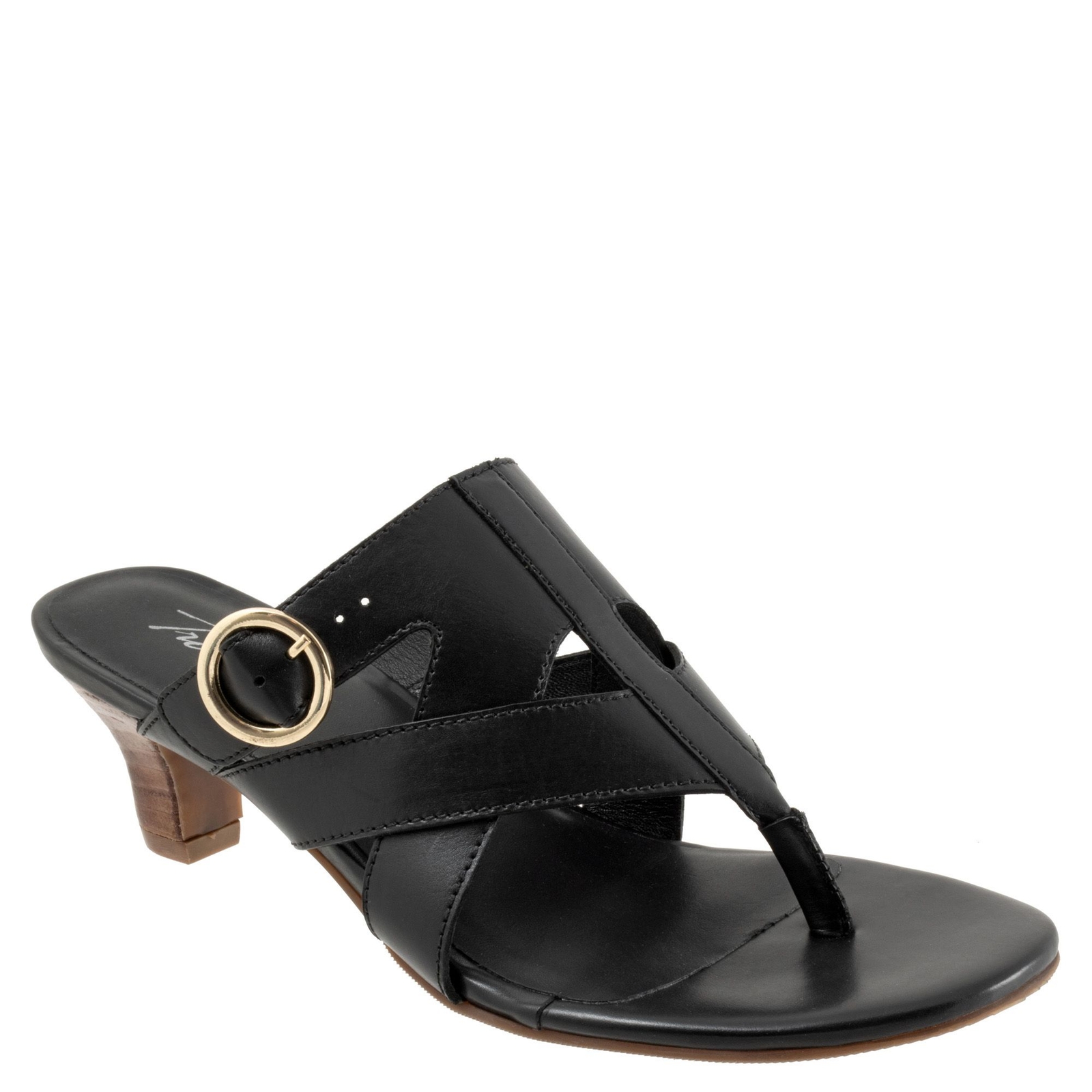Trotters Nikki Women's Black Sandal 7.5 M
