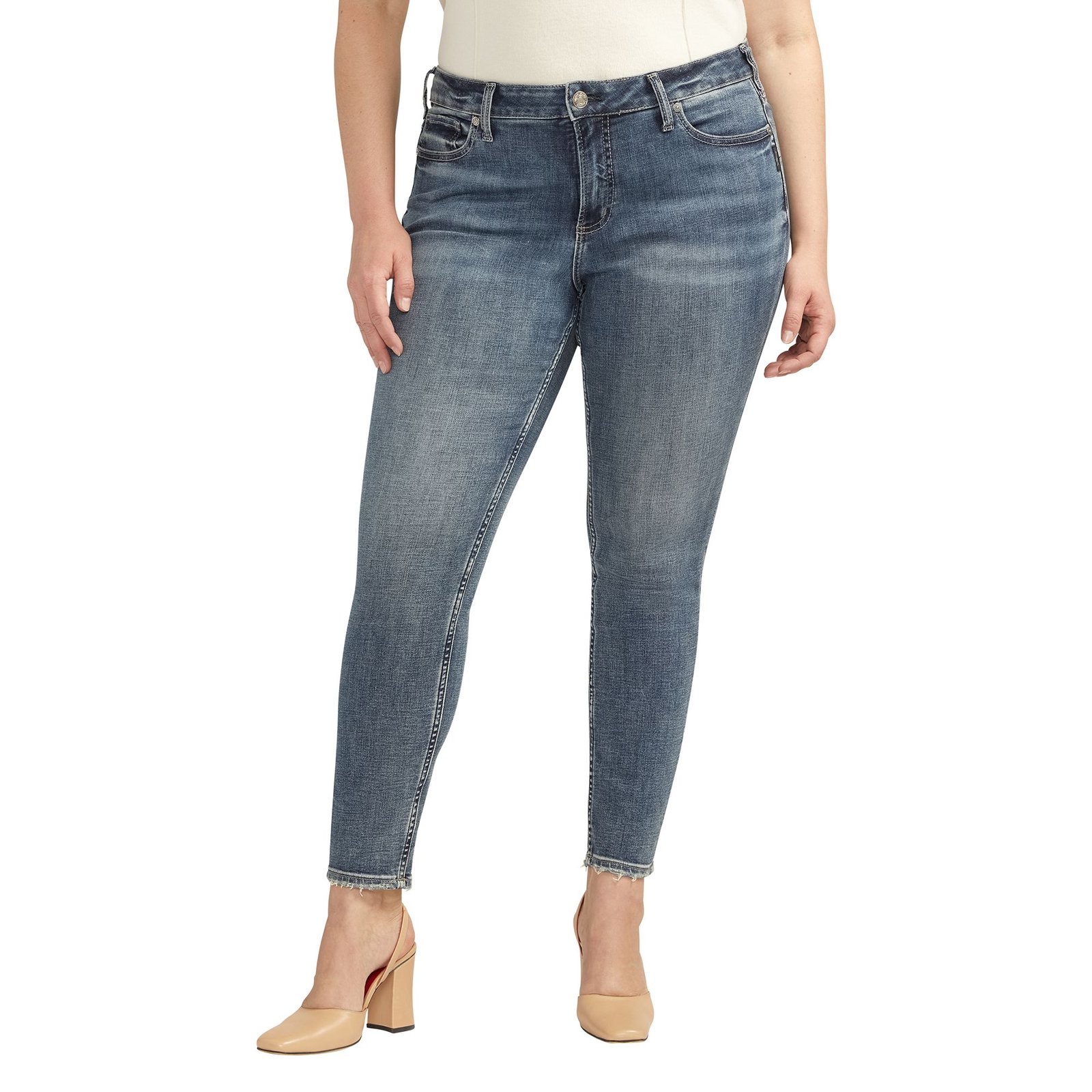 Silver Jeans Women's Suki Skinny Jean Blue Pants 31-29