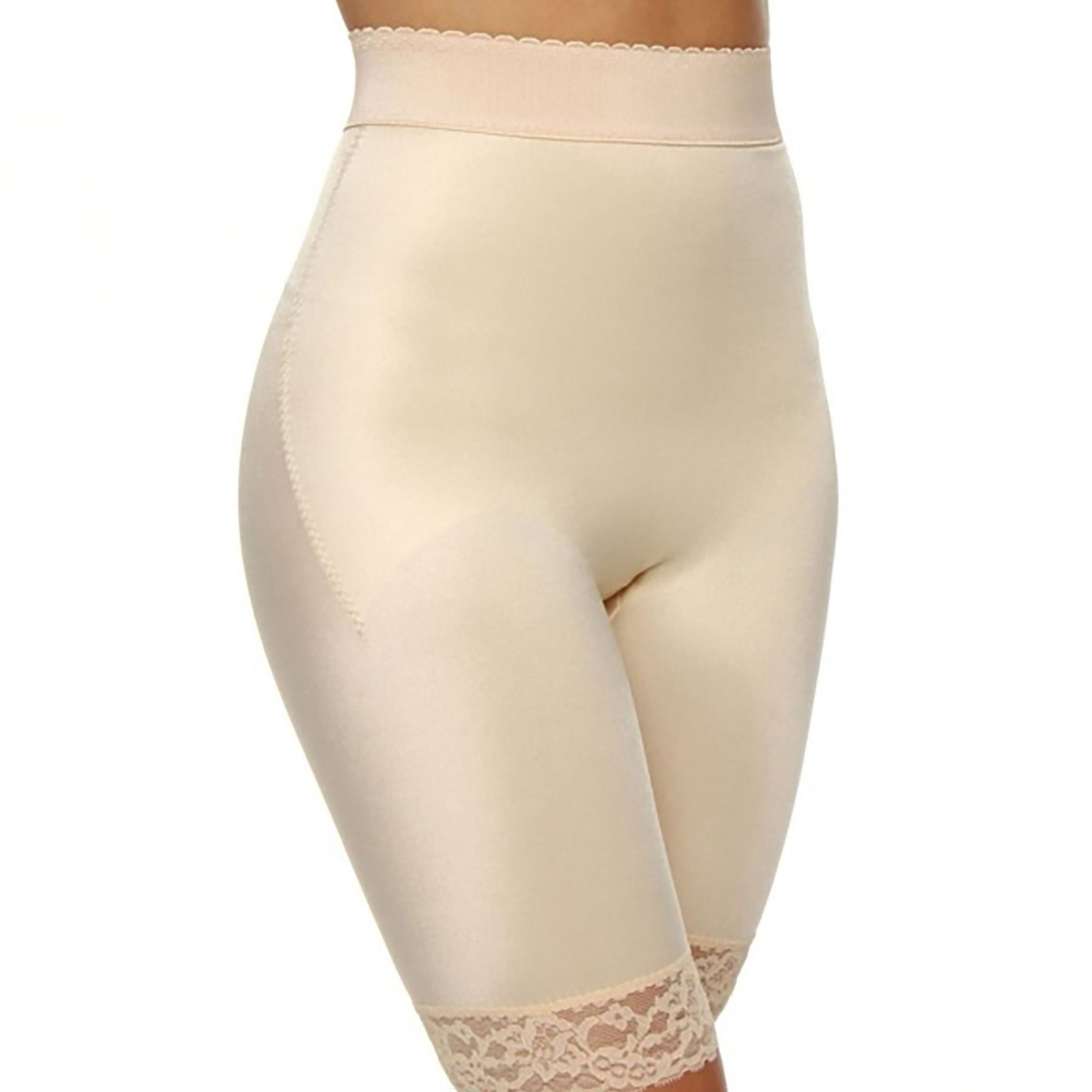 Rago Women's High Waist Every Day Comfort Light Shaper Tan Shapewear S