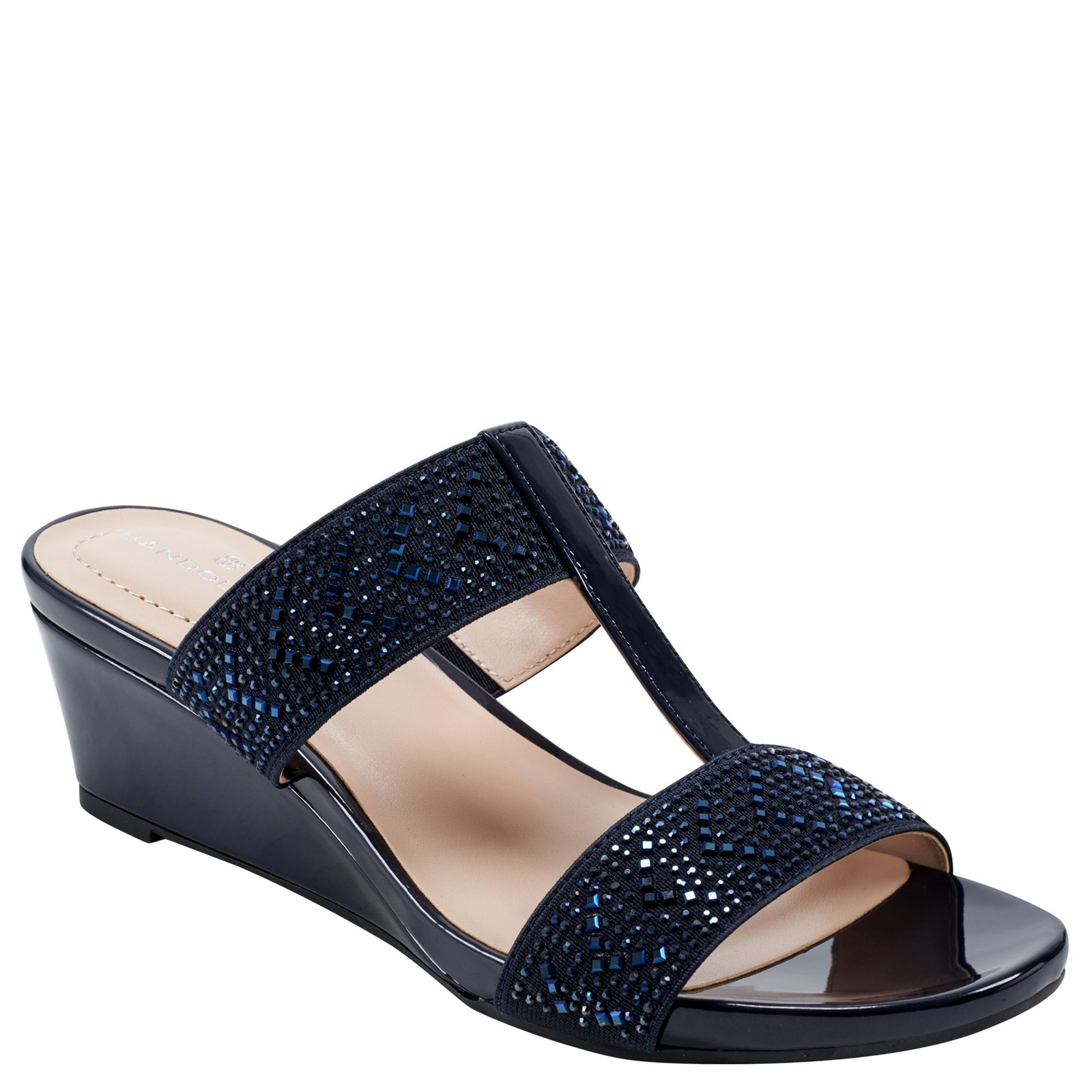 Bandolino Iluvit Women's Navy Sandal 8 M