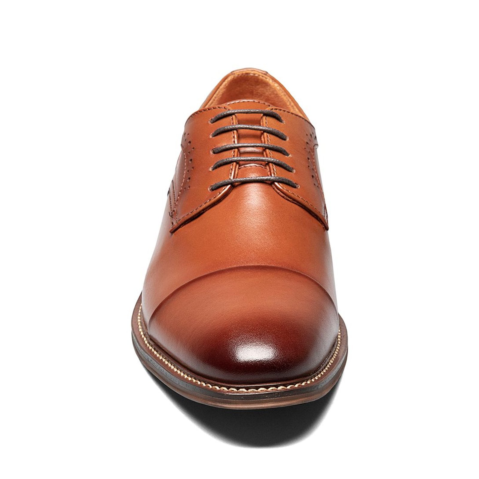 Stacy Adams Shoes Maddox Cap Toe Oxford Cognac Size 14 — photo 2