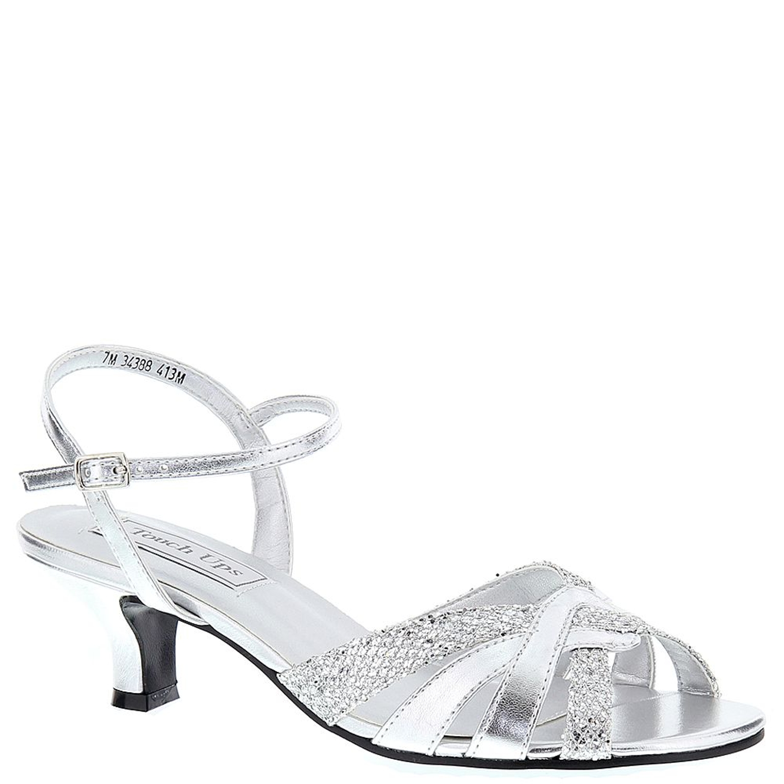 Touch Ups Jane Women's Silver Sandal 7 M
