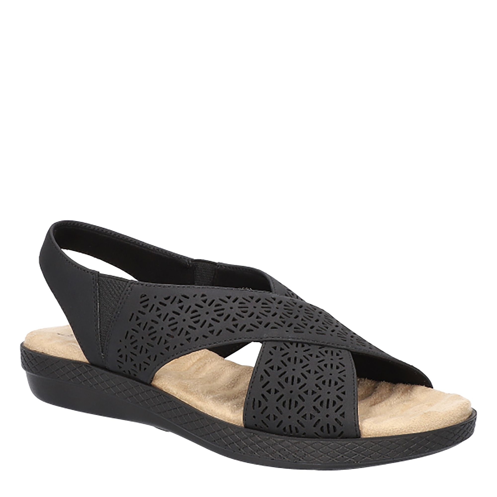 Easy Street Claudia Women's Black Sandal 7.5 N