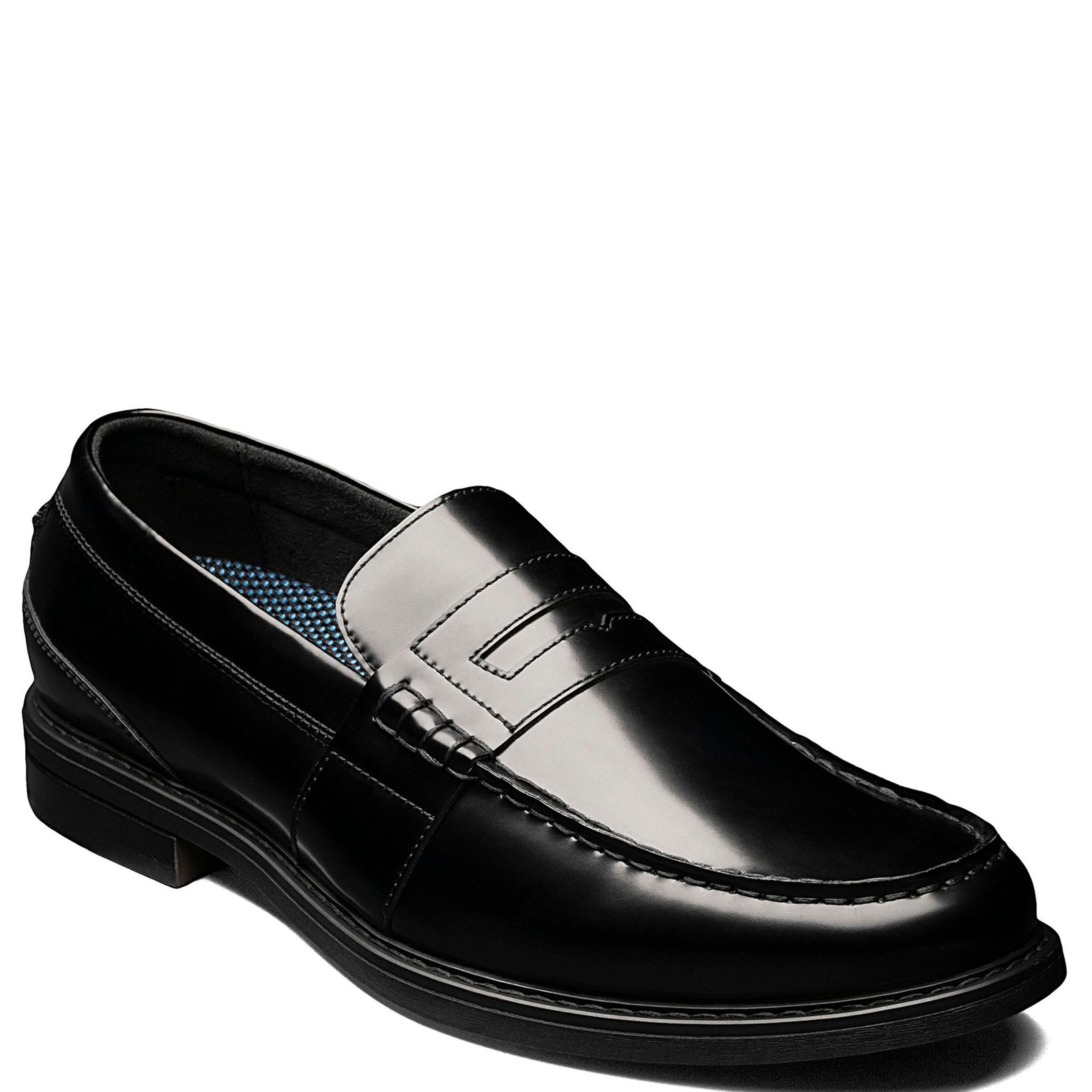 Nunn Bush Men's Lincoln Loafer Black Slip On 13 W