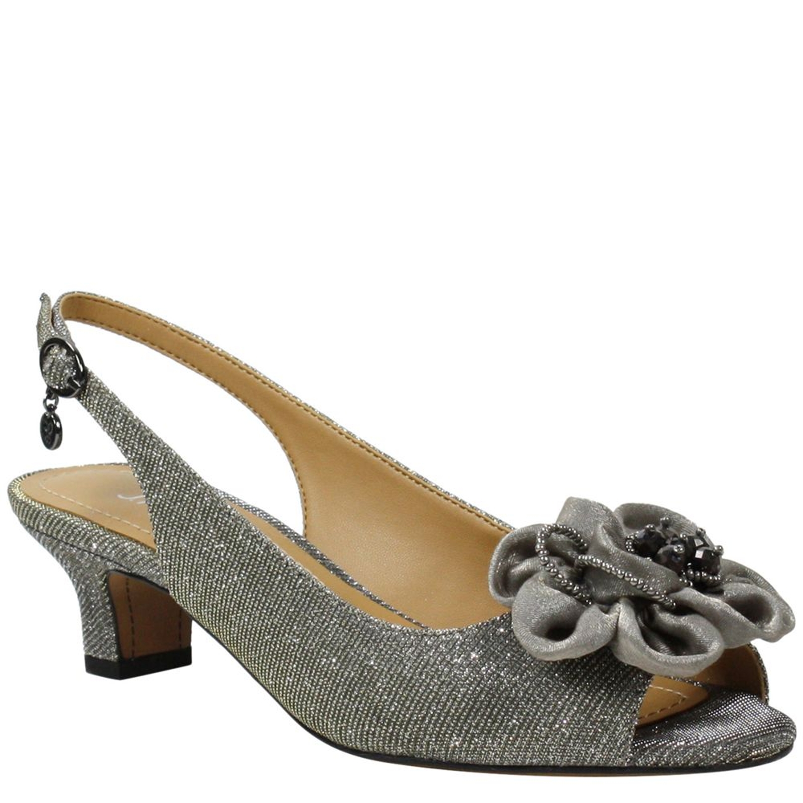 J. Renee Leonelle Women's Pewter Pump 11 W