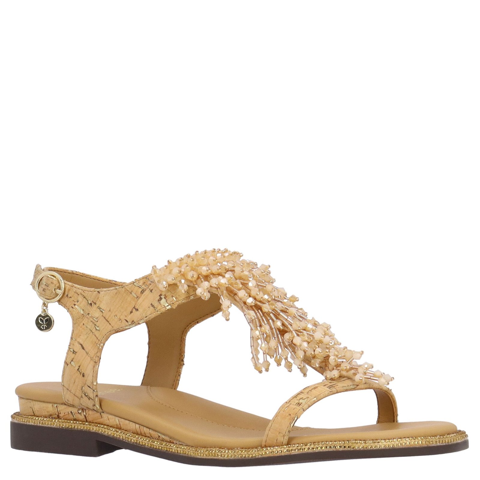 J. Renee Lunaria Women's Tan Sandal 9.5 M