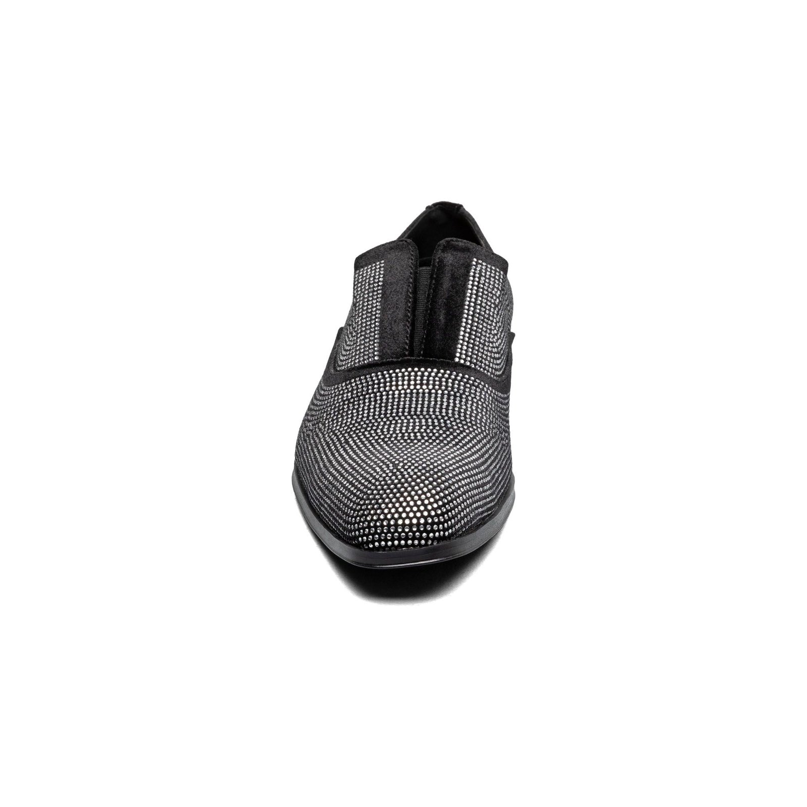 Stacy Adams Shoes Starleigh Rhinestone Plain Toe Slip On Black and Silver Size 11.5 — photo 2