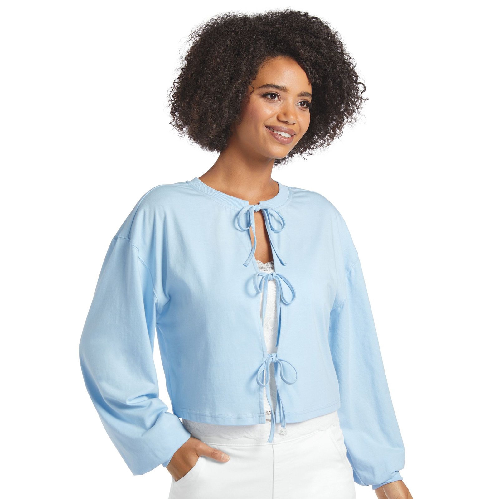 Masseys® Bow Anywhere Cardigan