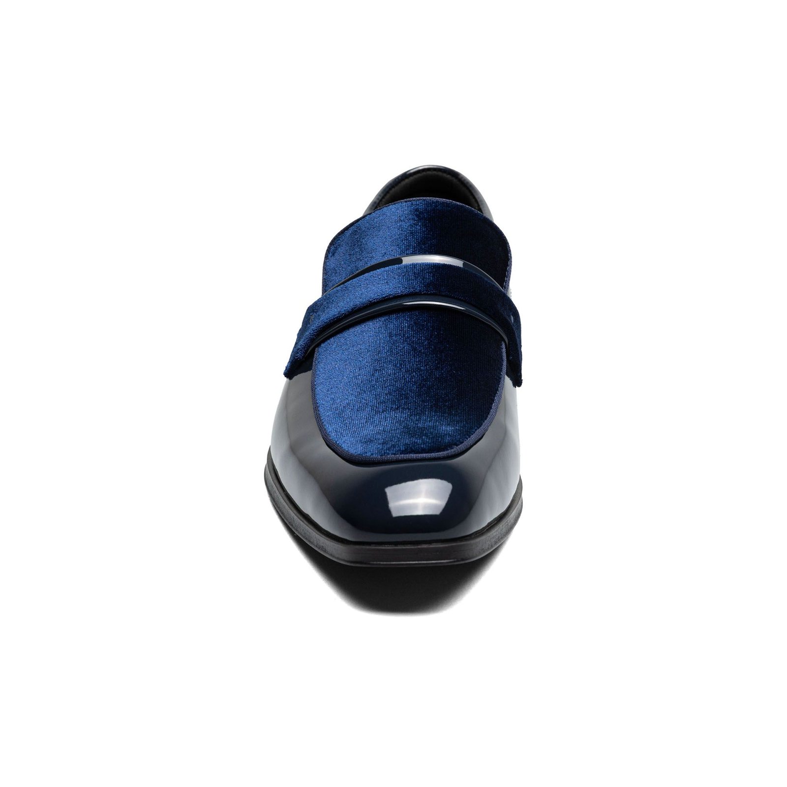 Stacy Adams Shoes Spratley Moc Toe Saddle Slip On Navy Size 7.5 — photo 2