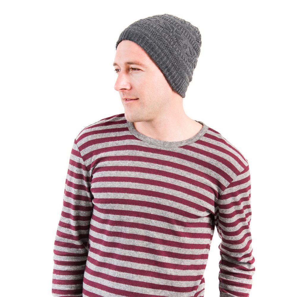 MUK LUKS Mens Textured Beanie 2190₽