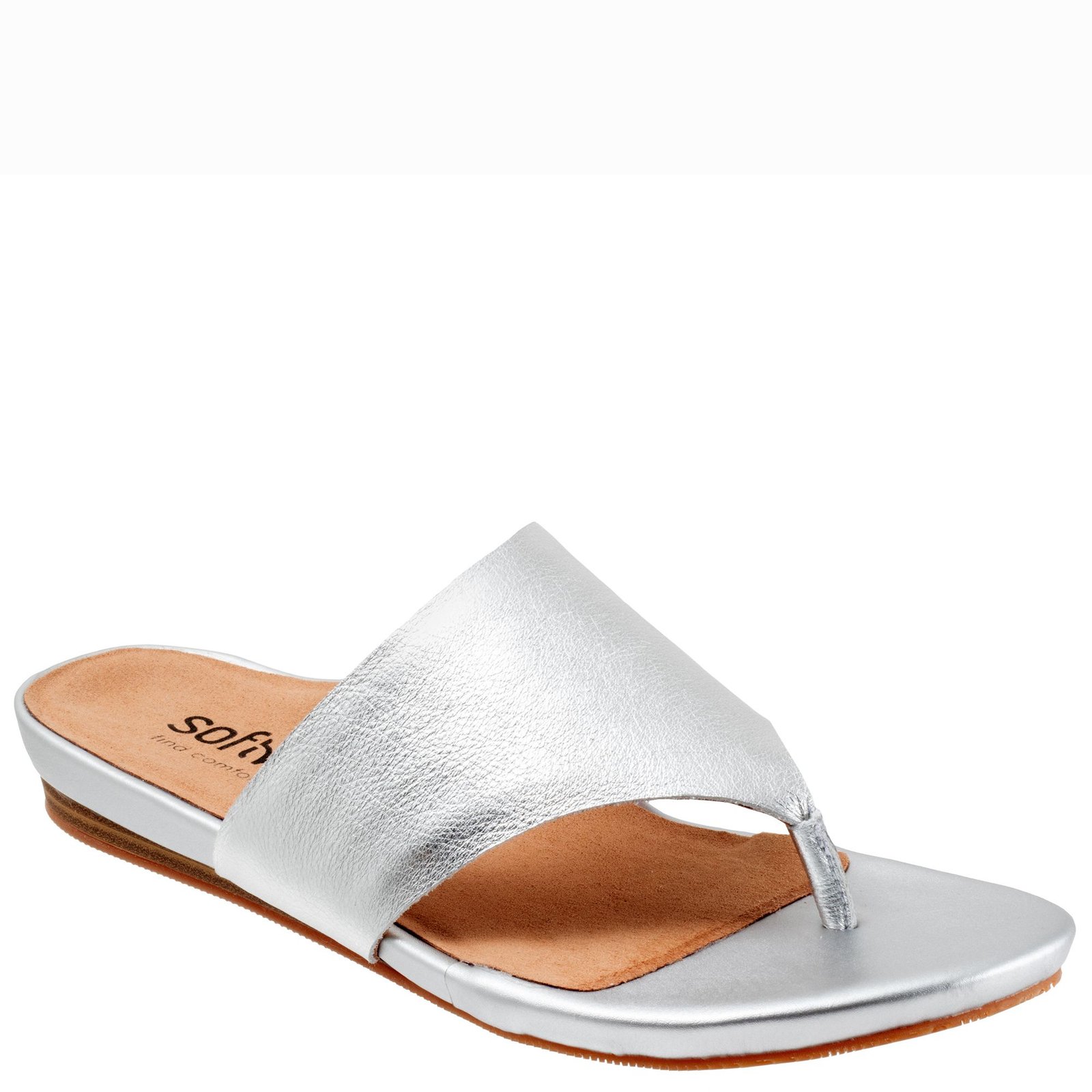 Softwalk Chandler Women's Grey Silver Sandal 9 W
