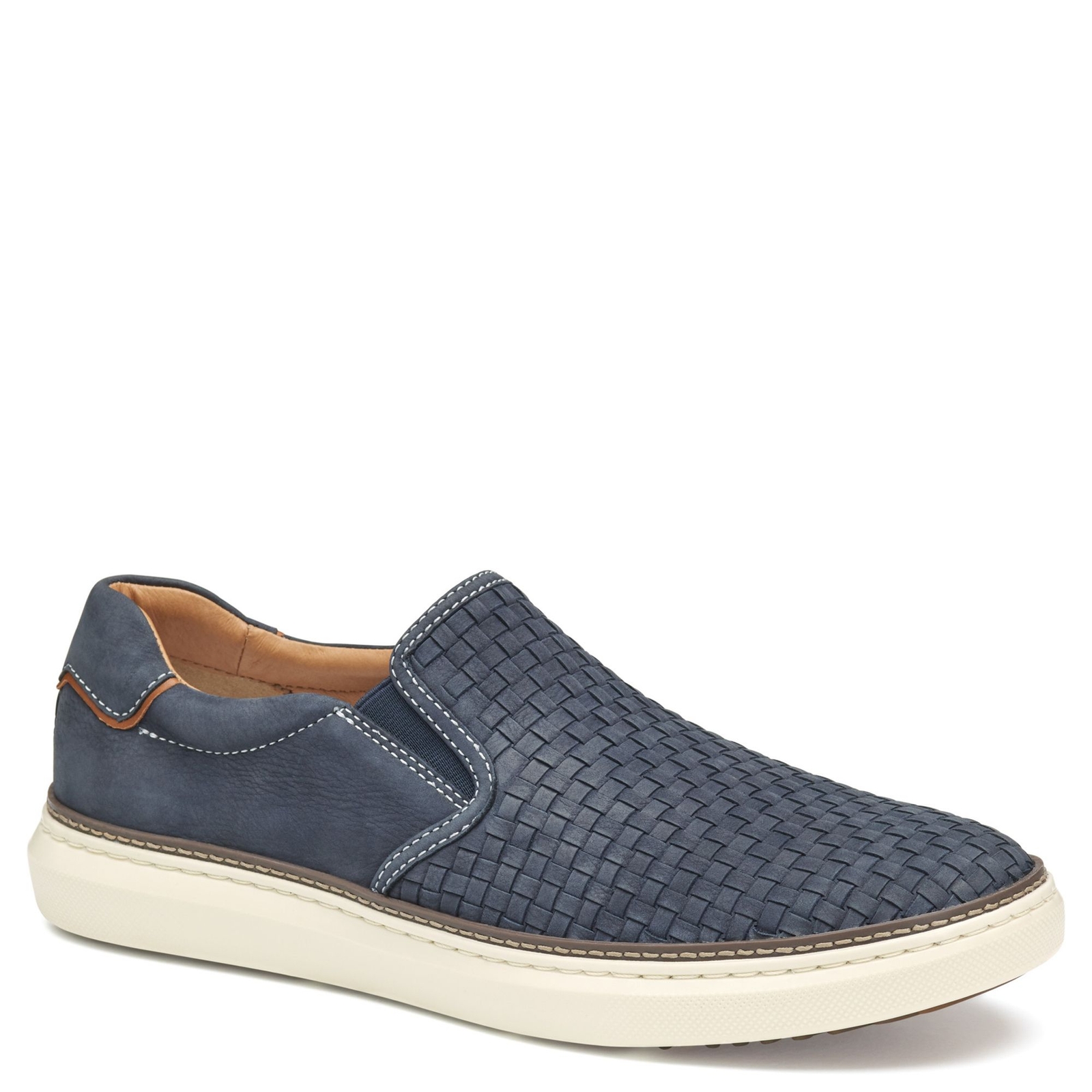Johnston & Murphy McGuffey 2 Woven Slip On Men's Navy Slip On 9.5 M