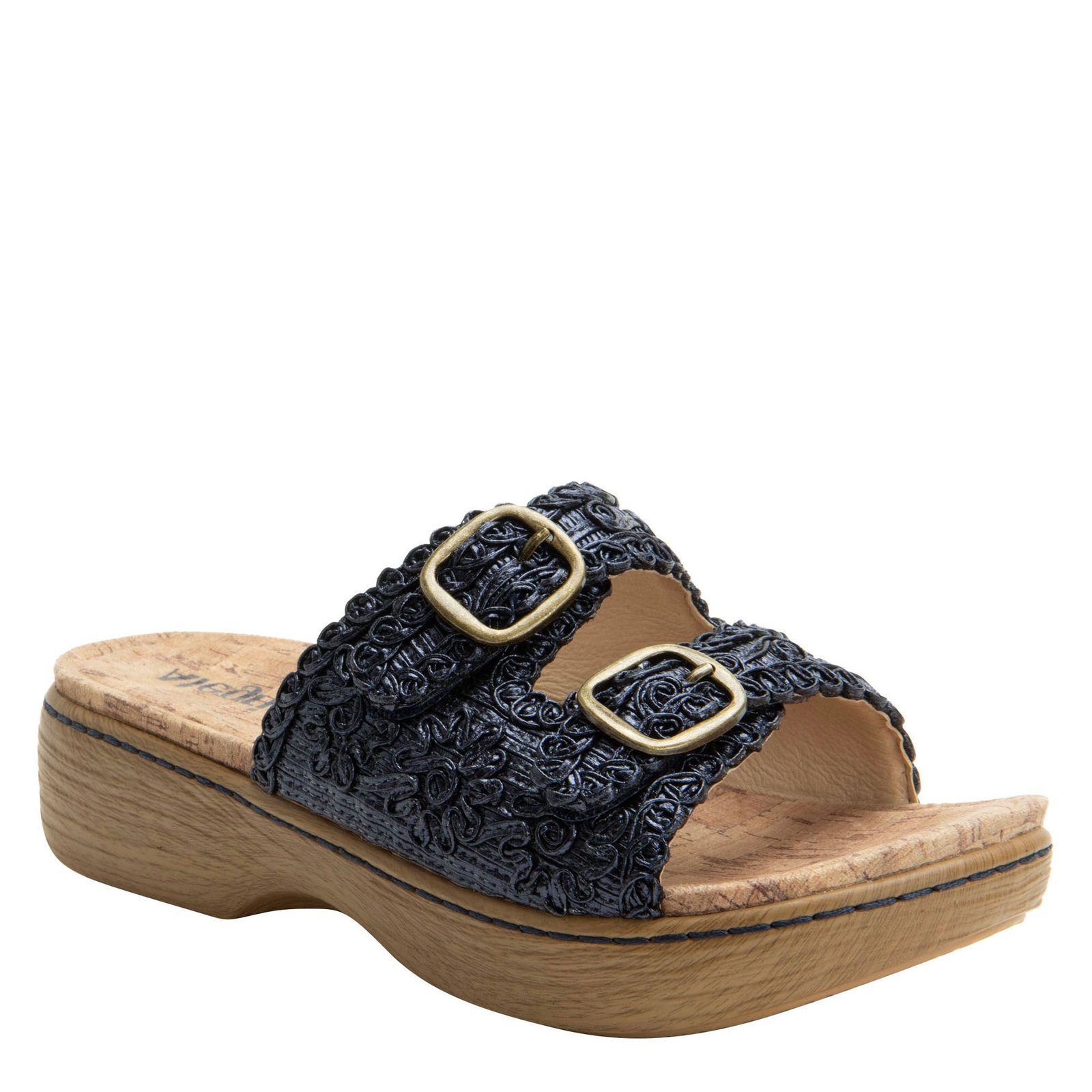 Alegria Oona Women's Navy Sandal Euro 39 US 9 M
