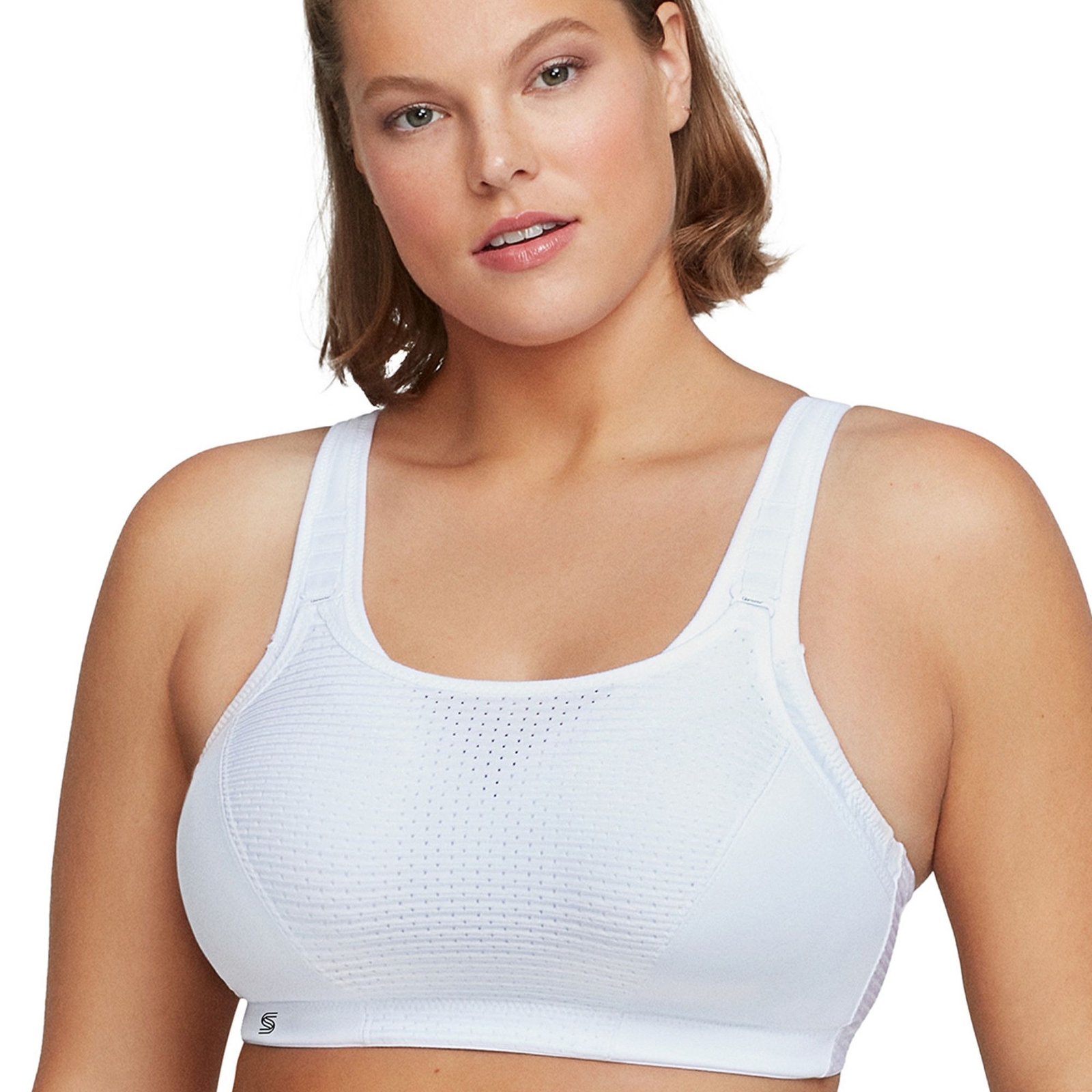 Glamorise Custom Control Sports Bra White Bras 38-H