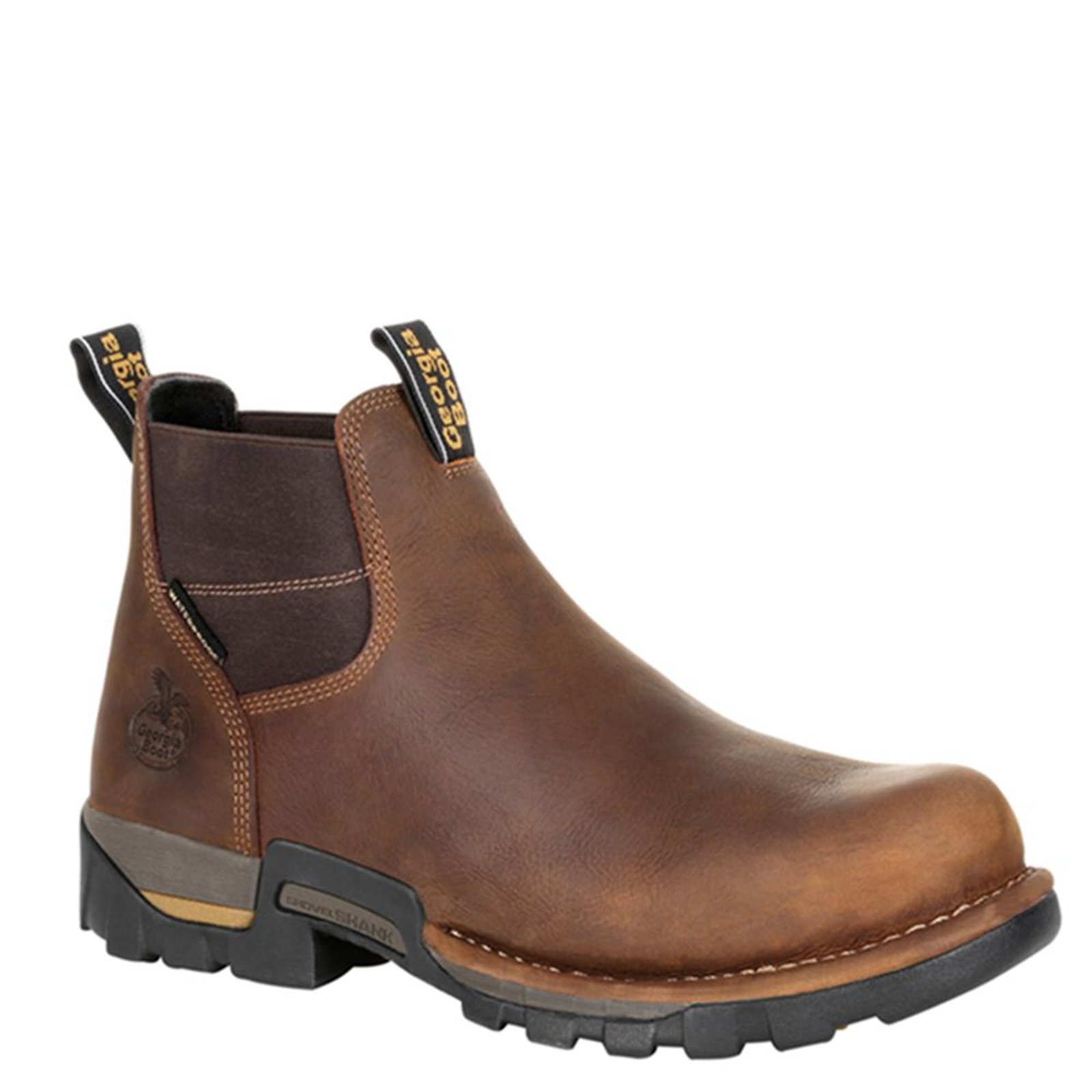 Georgia Boot Eagle One Chelsea Soft Toe WP Men's Brown Boot 13 W