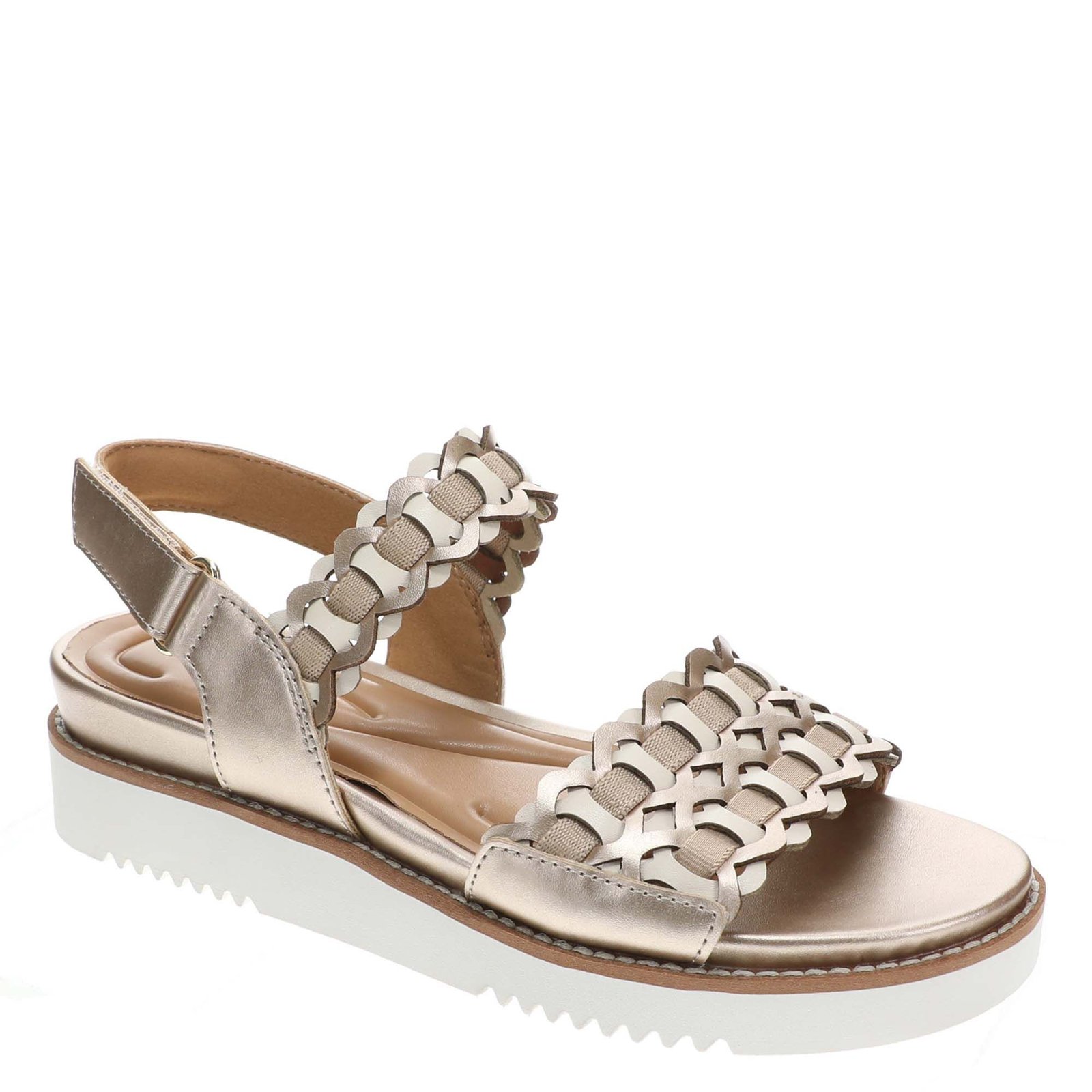 Easy Spirit Warna Women's Gold Metallic Sandal 5 M