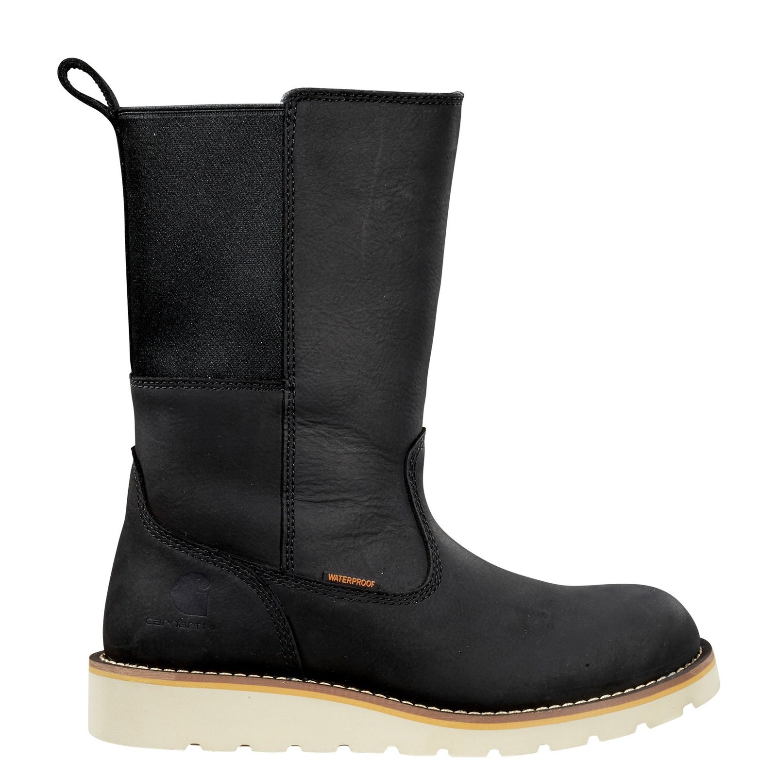 Carhartt WP 10" Soft Toe Wellington Wedge Boot Women's Black Boot 8.5
