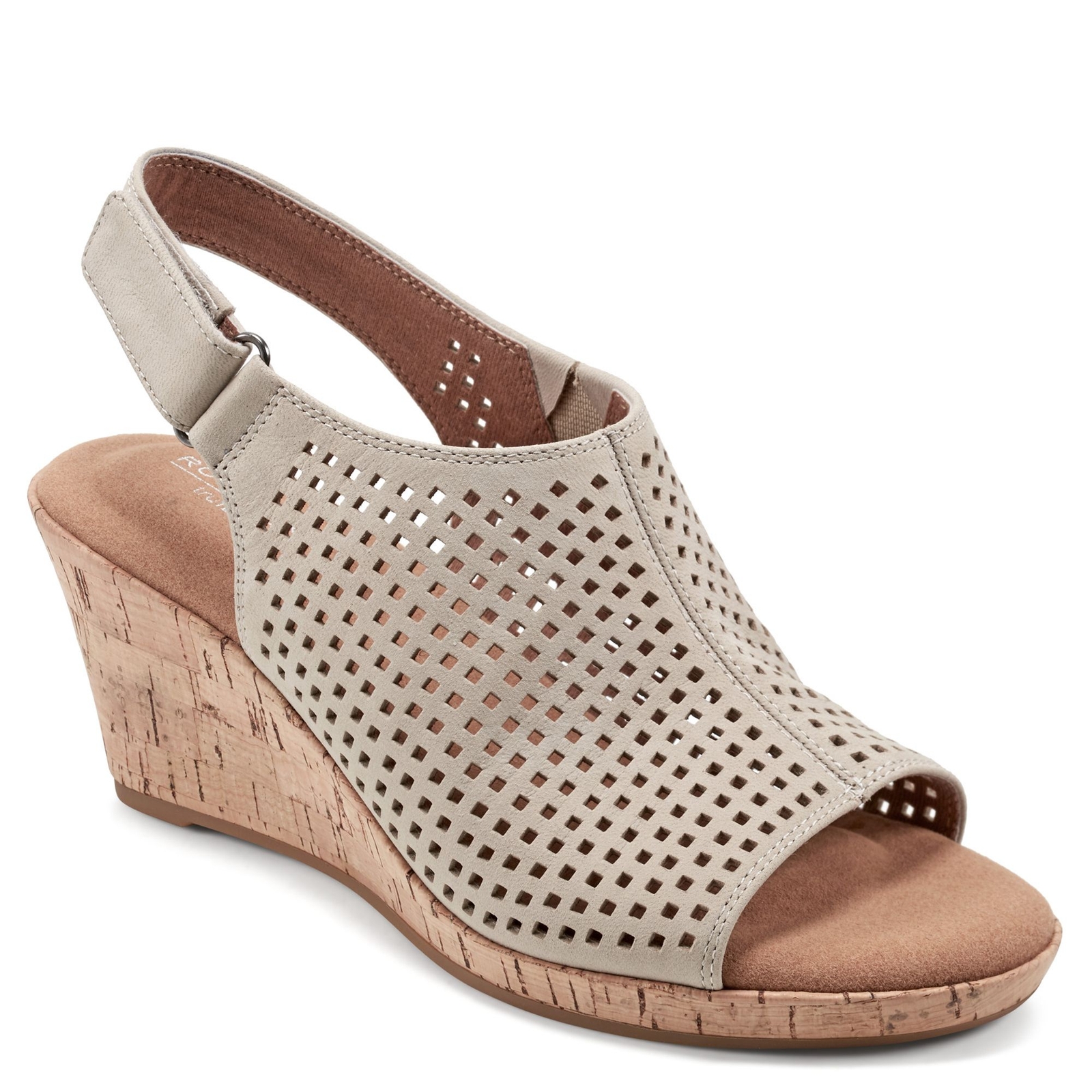 Rockport Briah Perf Sling Women's Tan Sandal 8 W