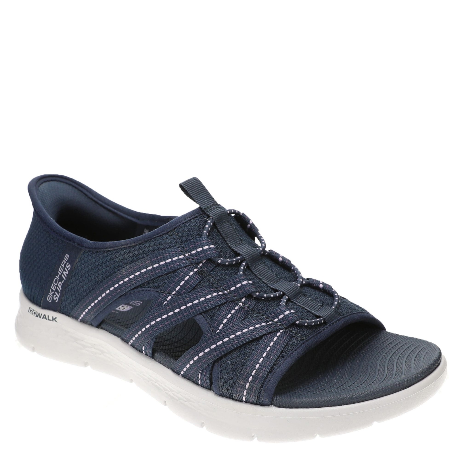 Skechers On The Go Slip-Ins: Go Walk Flex-Sadie Women's Navy Sandal 7 M