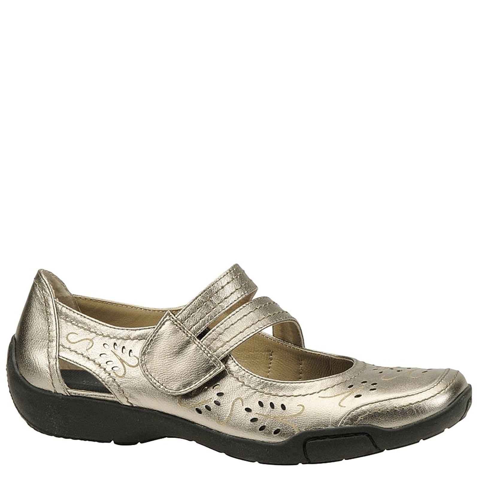 Ros Hommerson Chelsea Women's Pewter Metallic Slip On 8 S2