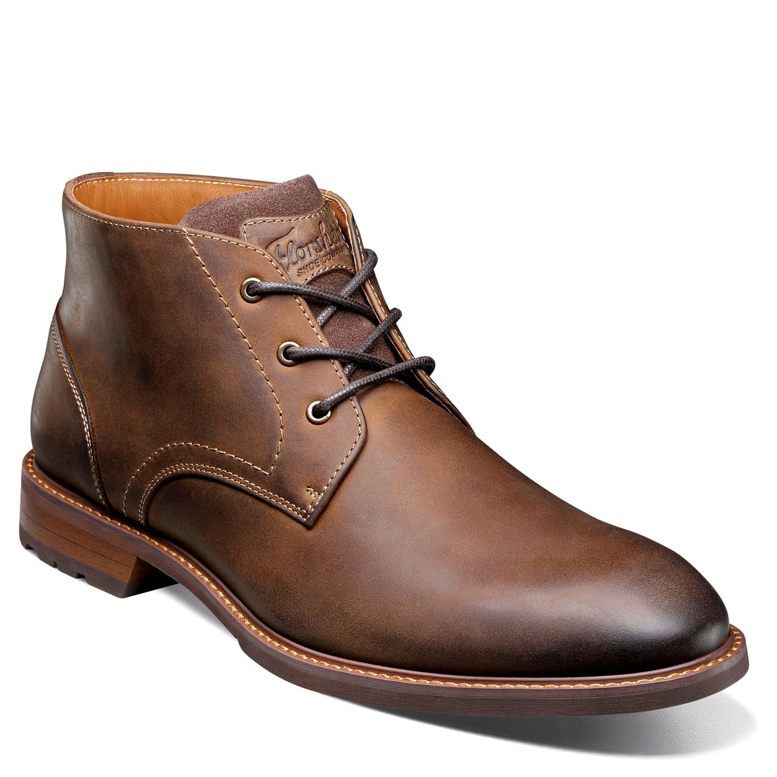 Florsheim Lodge Plain Toe 3-Eye Chukka Boot Men’s Brown Boot 13 M Florsheim Lodge Plain Toe 3-Eye Chukka Boot Men’s Brown Boot 13 M