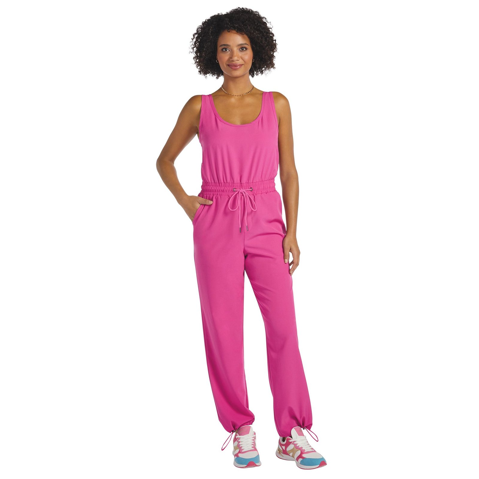 VEVO ACTIVE Active Jumpsuit Pink Pants 4X