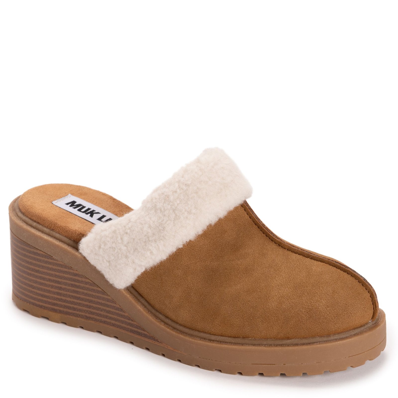 MUK LUKS Sophia Mule Women's Tan Slip On 9.5