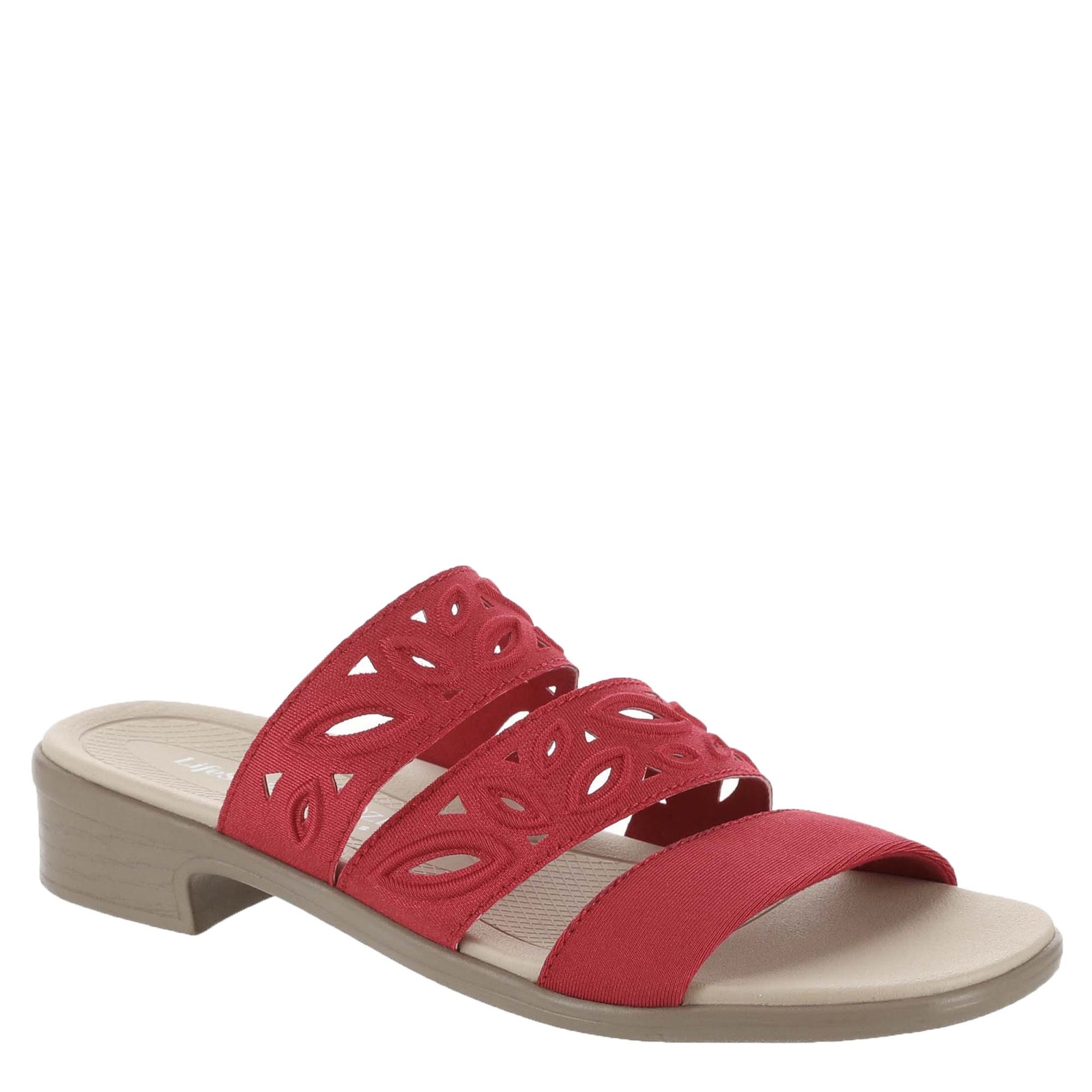 Bzees Poppy Women's Red Sandal 9 W
