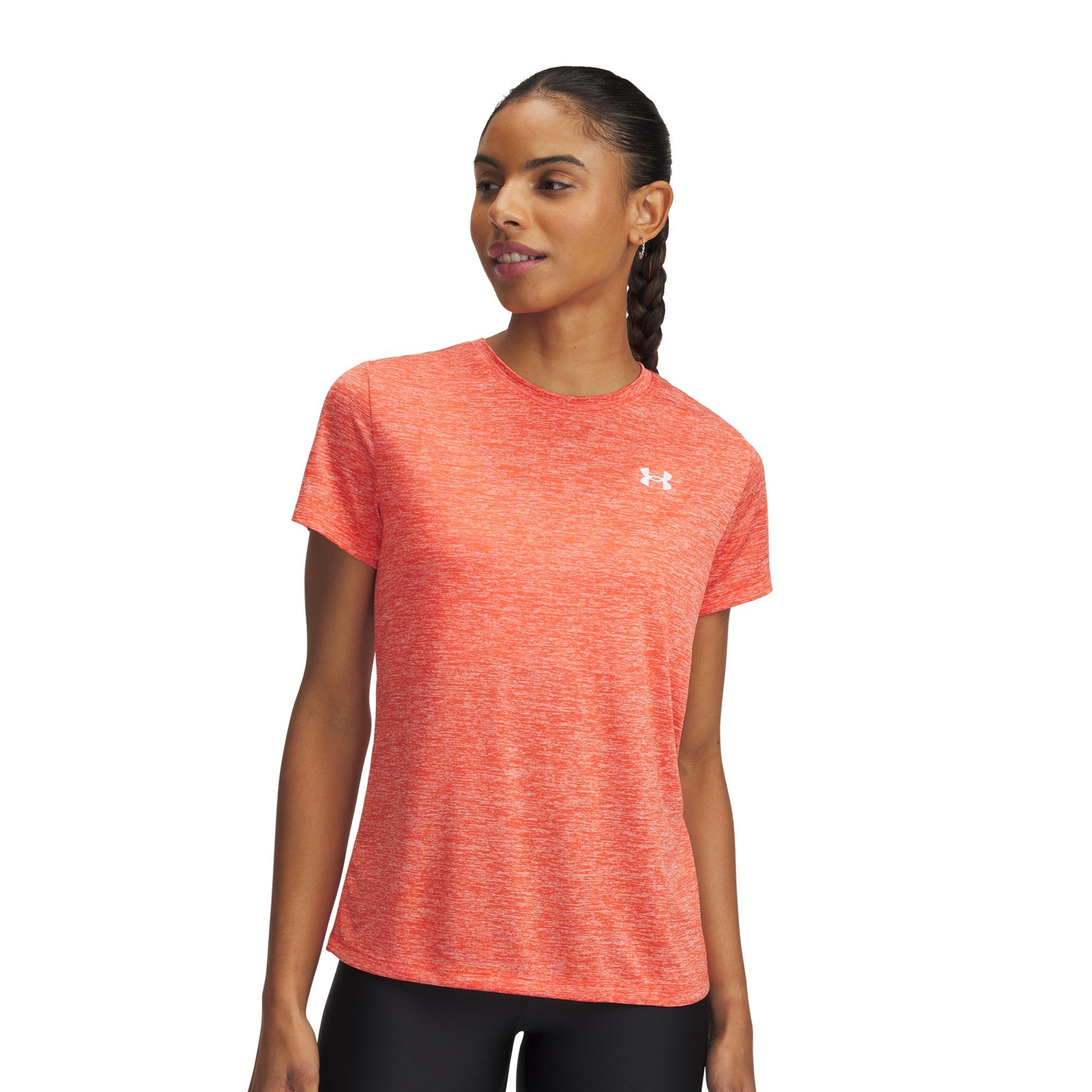 Under Armour Women's Tech Twist Crew Red Knit Tops L