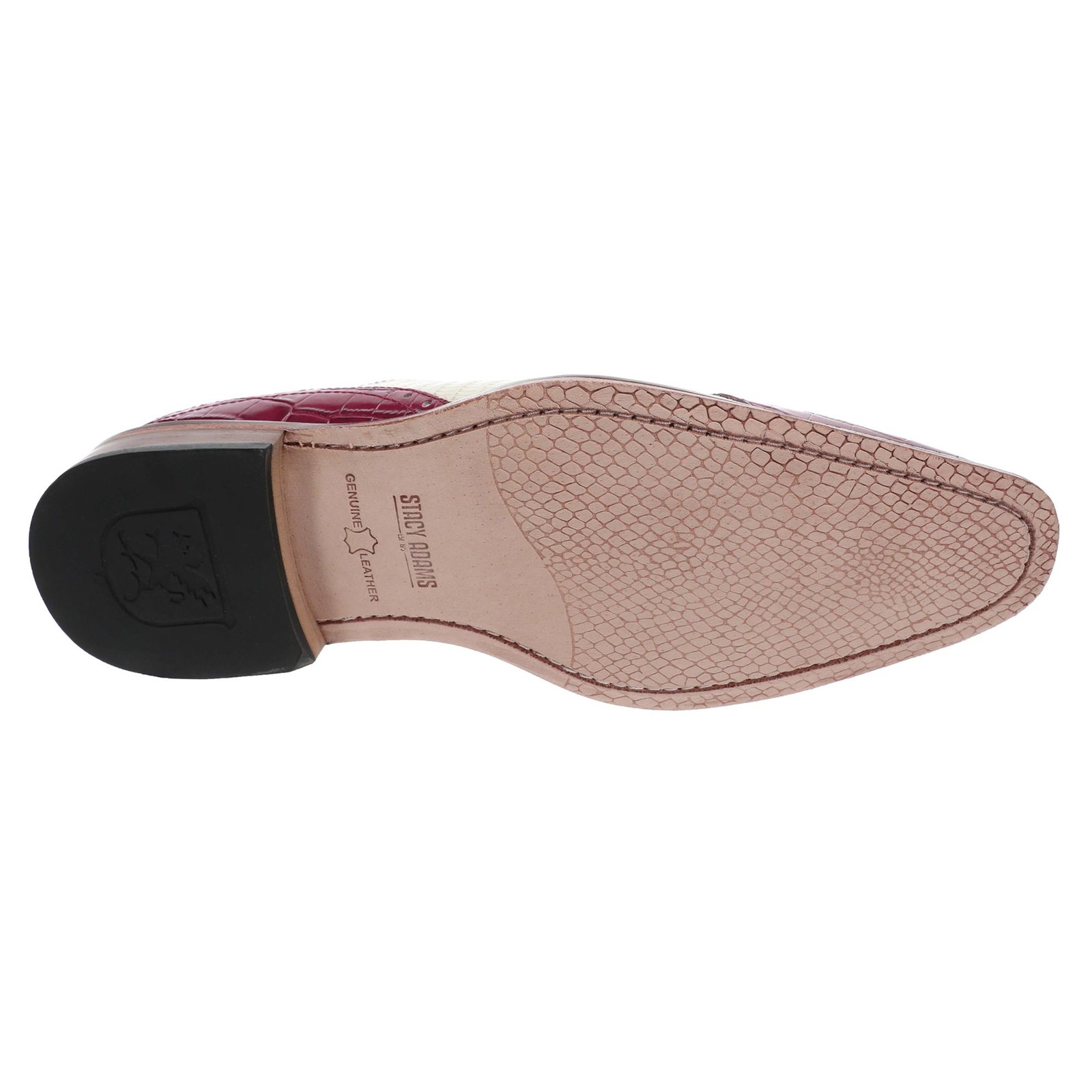 Stacy Adams Shoes Tarango Modified Cap Toe Oxford Raspberry/Ivory Size 7 — photo 2