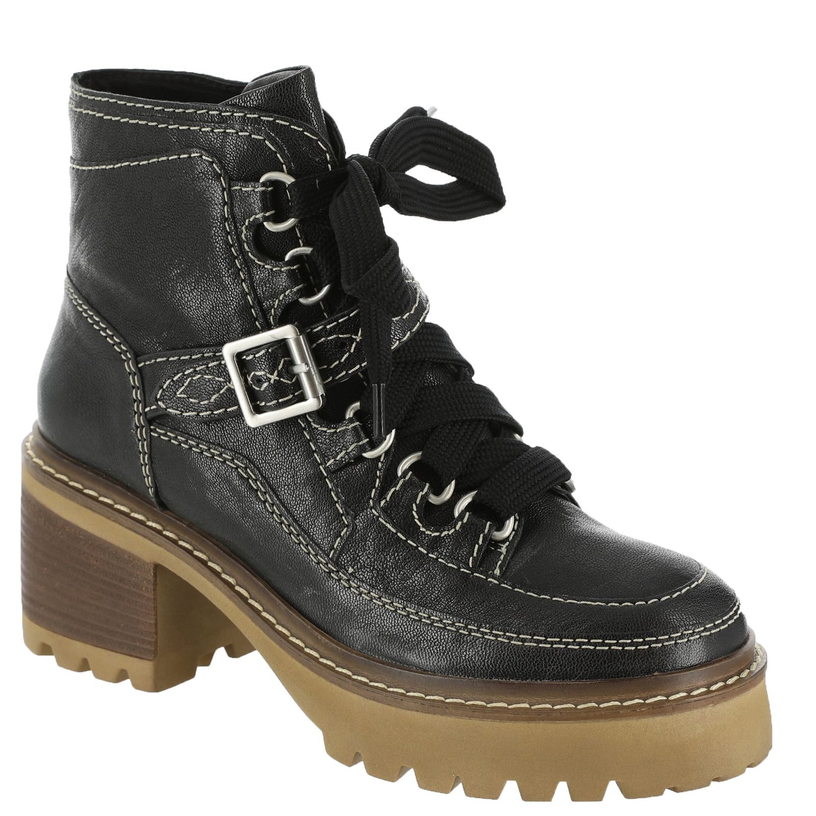 Free People Jasper Hiker Ankle Boot Women’s Black Boot 6.5 M