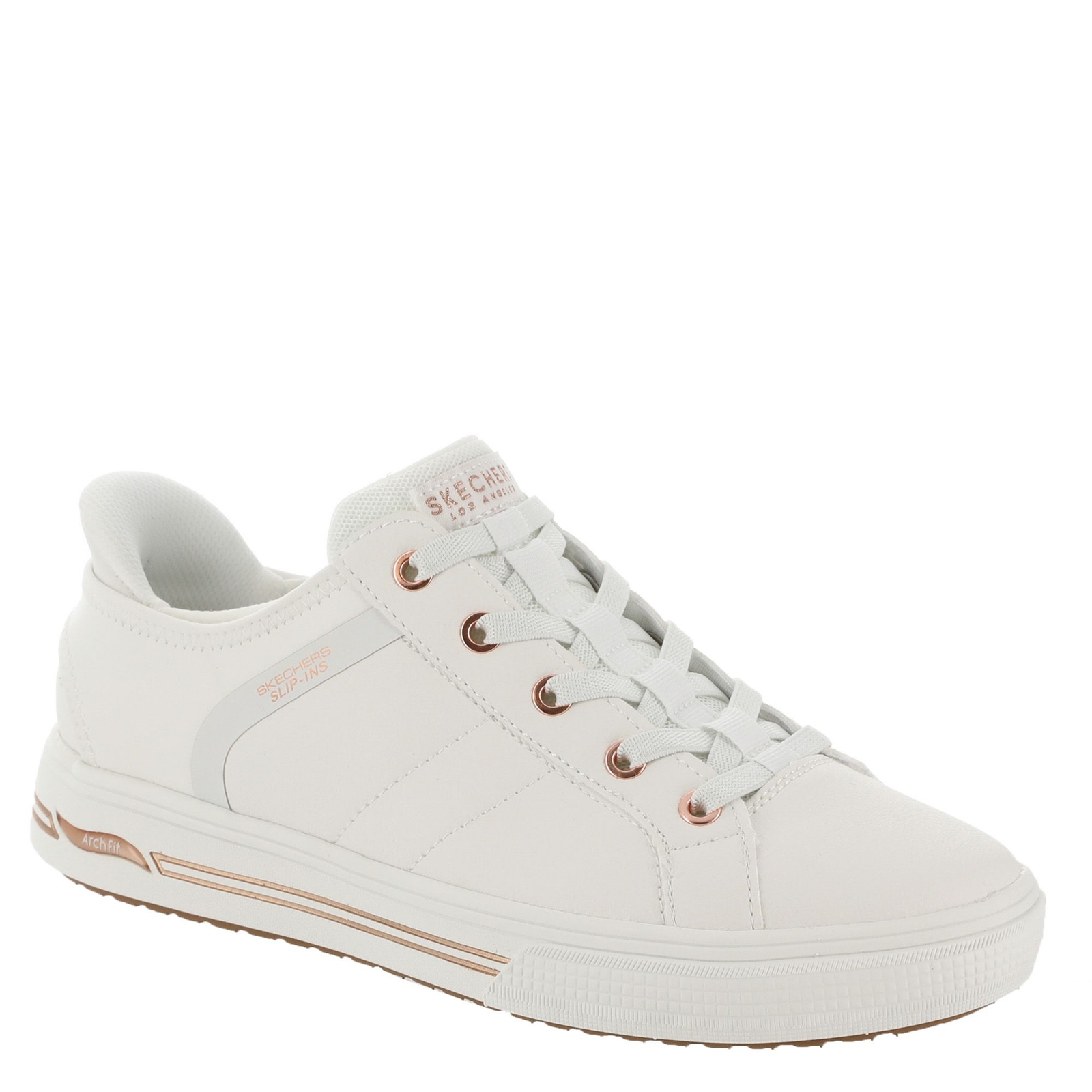 Skechers Street Slip-Ins: Arch Fit Arcade-Ease-N Women's White Slip On 9 M