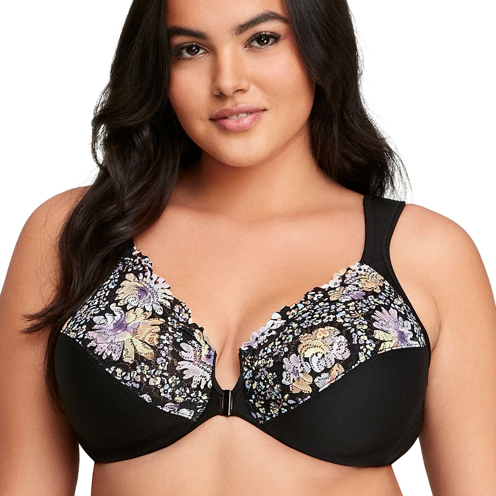 Glamorise Front-Close Wonderwire Bra - Picture 3 of 9