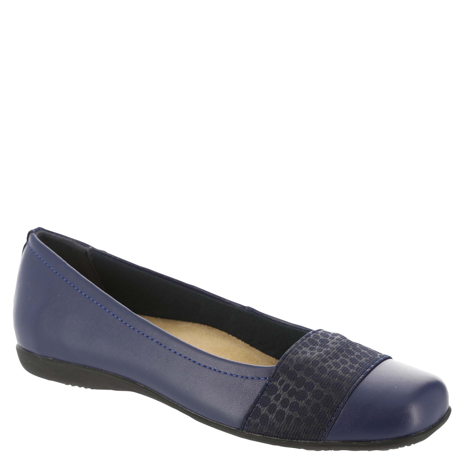 Trotters Samantha Women's Navy Slip On 7.5 W