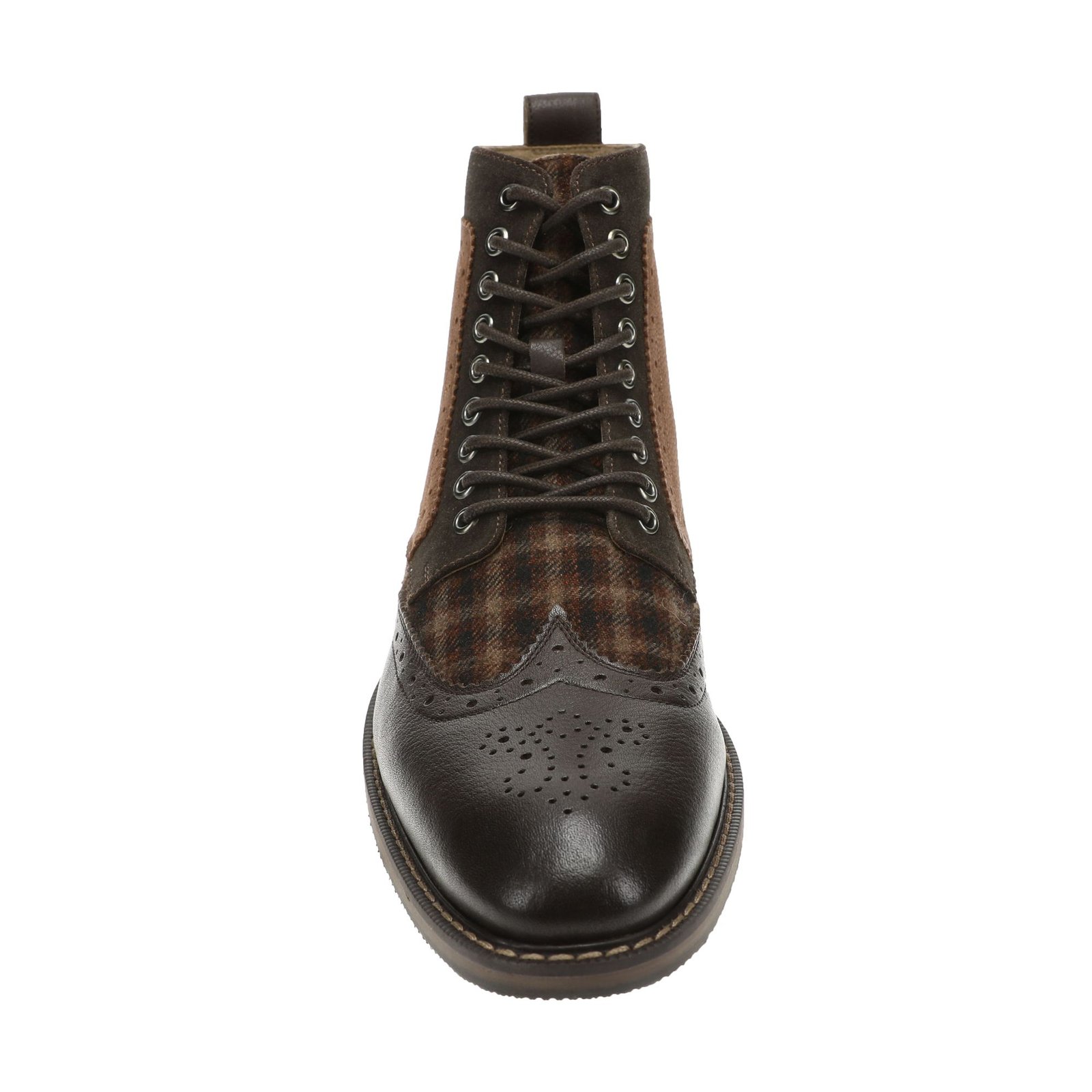 Stacy Adams Shoes Finnegan Wingtip Lace Up Boot Brown Multi Size 8 — photo 2