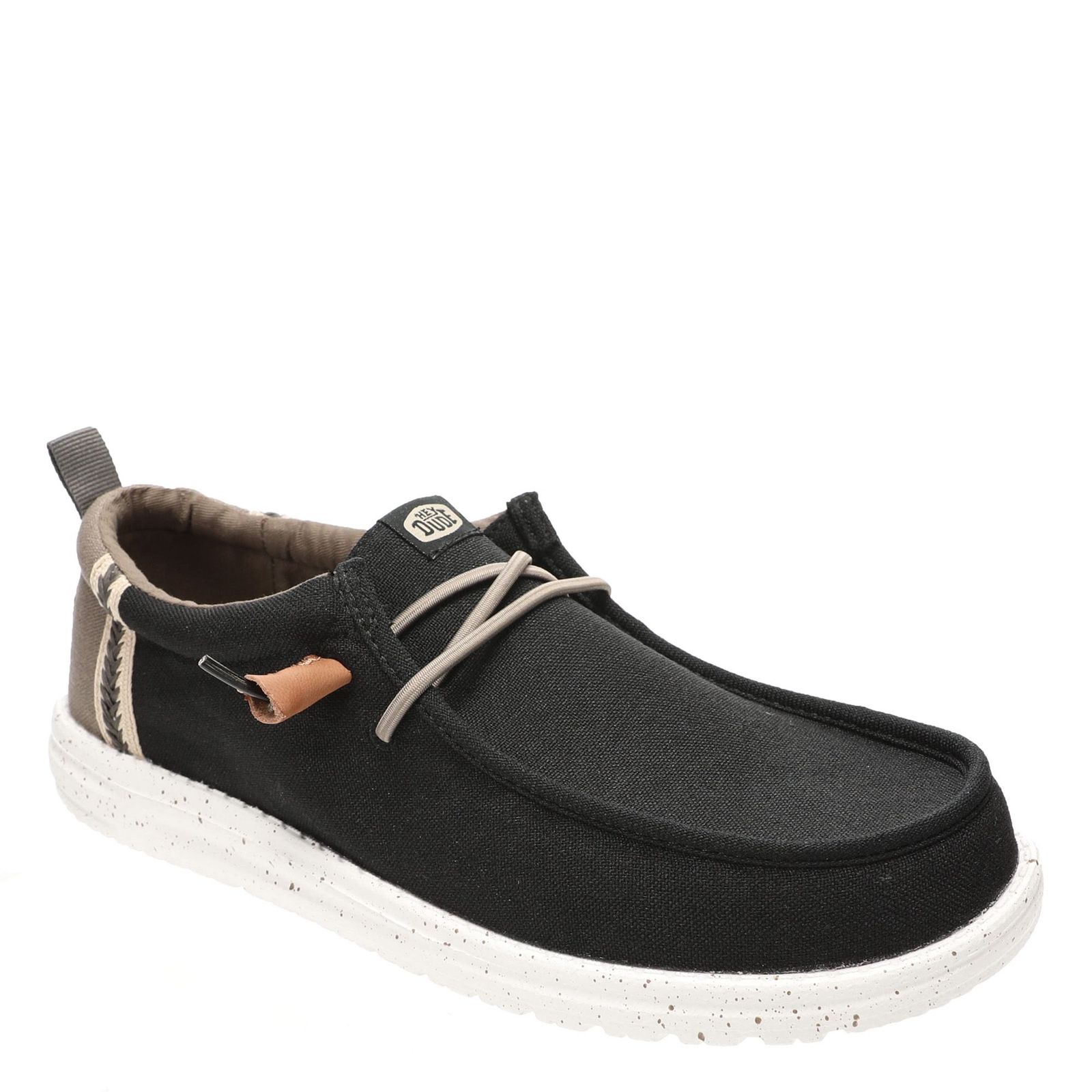 Hey Dude Wally Summer Linen Men's Black Oxford 12 M