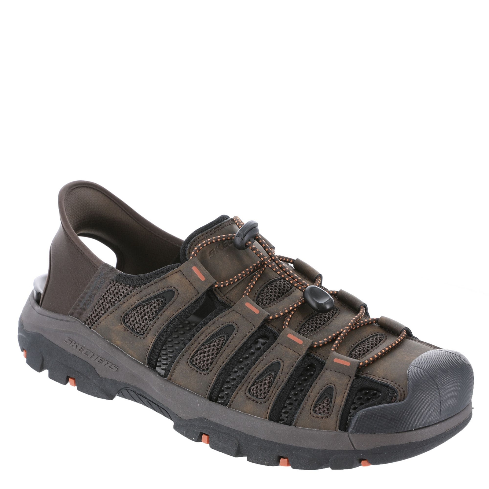 Skechers USA Slip-Ins: Tresmen-Norvick Men's Brown Sandal 8 M