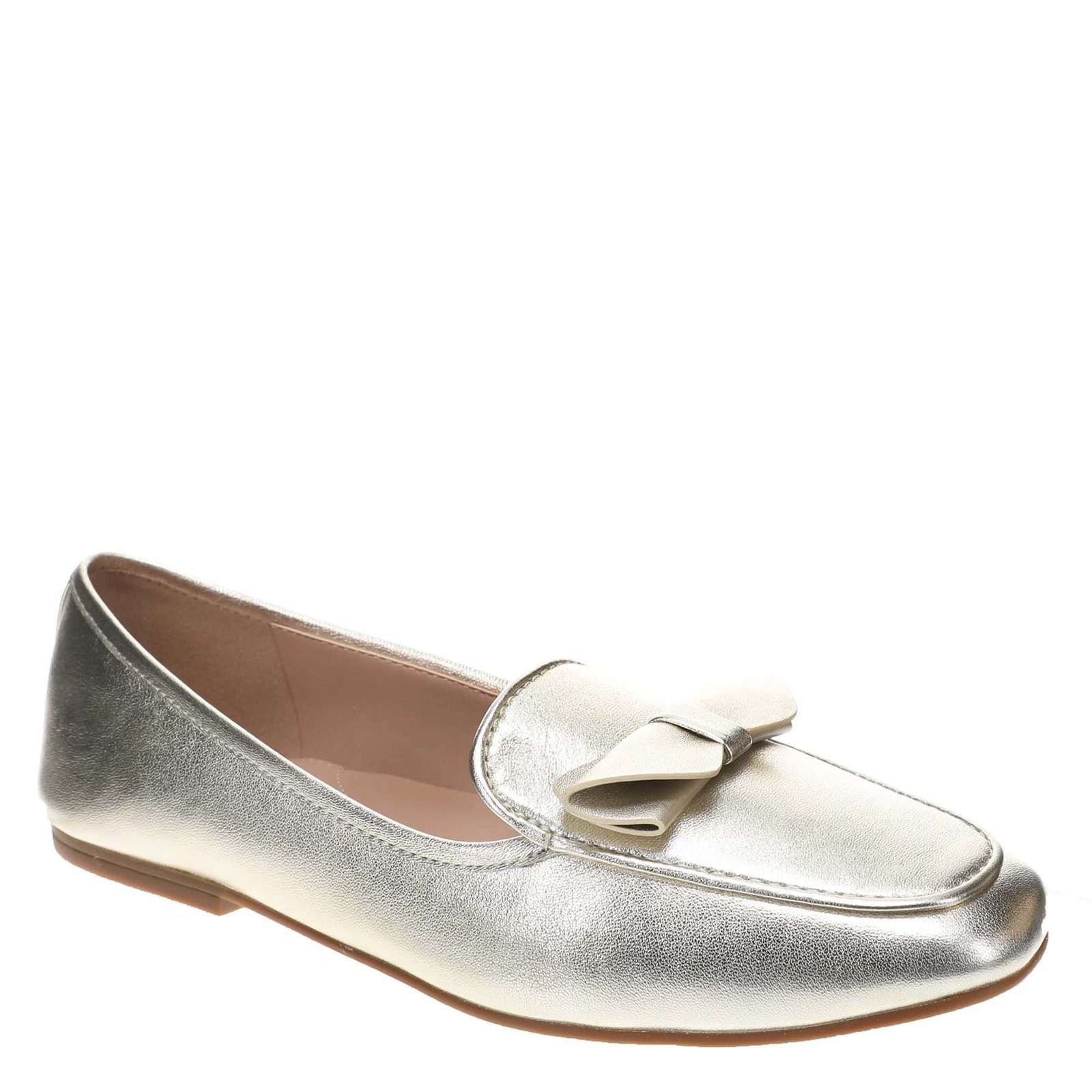 Cole Haan Payson Soft Bow Loafer Women's Gold Slip On 9