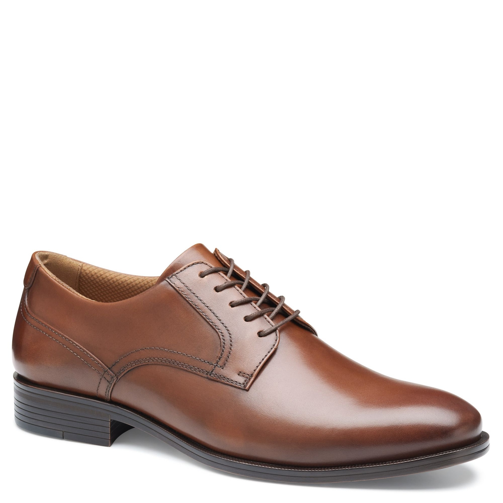 Johnston & Murphy Reeve Plain Toe Men's Brown Oxford 11 M