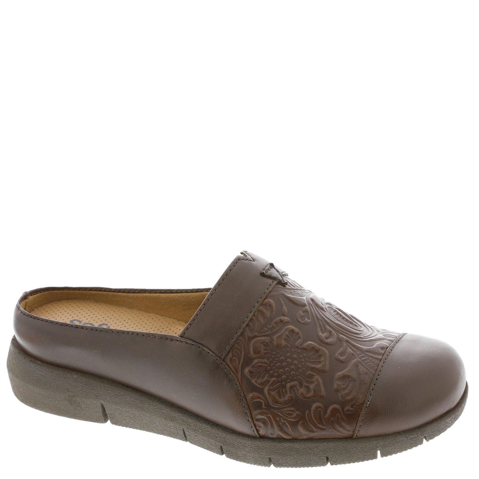 Softwalk San Marcos Tooling Women's Brown Slip On 9.5 M