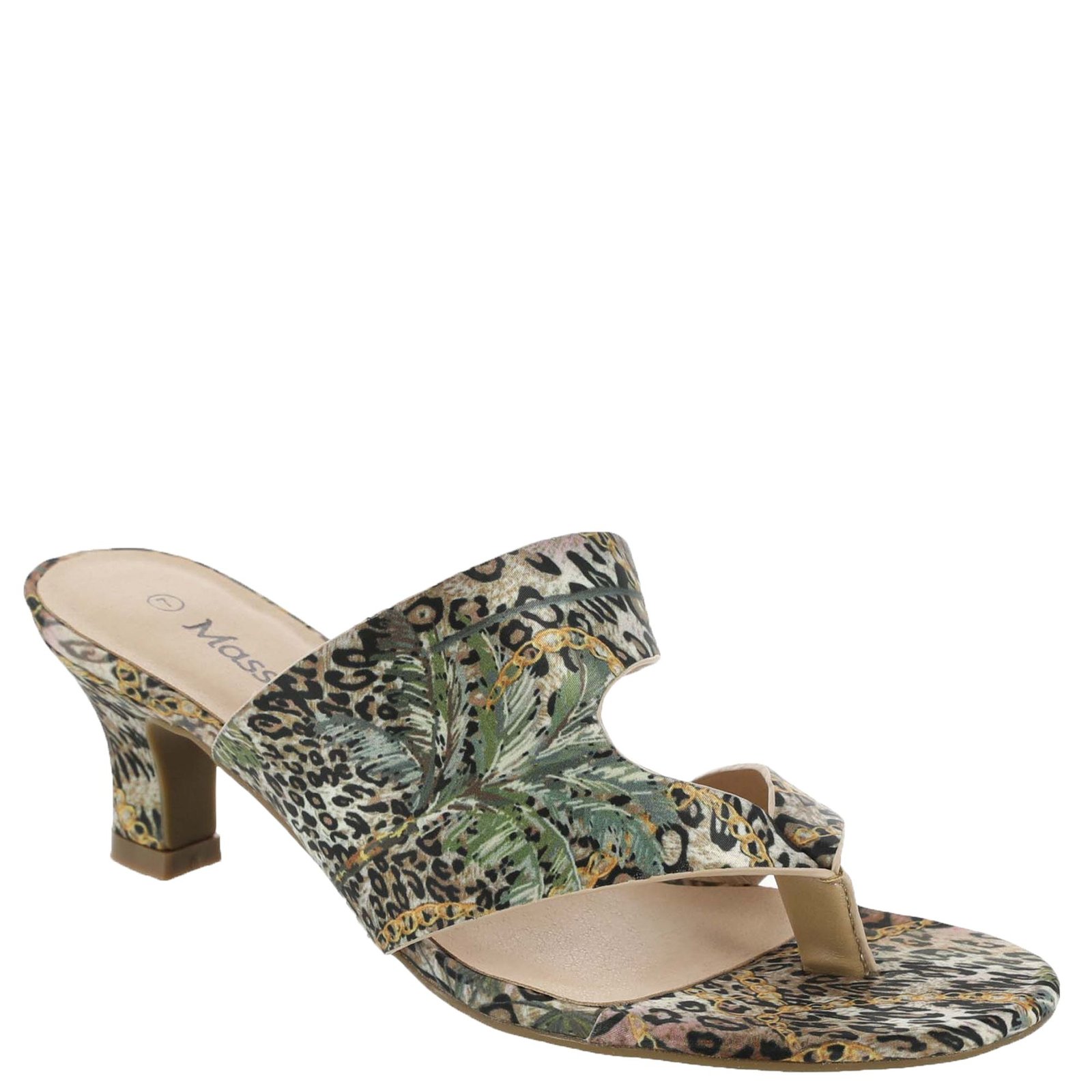 Masseys Arden Women's Green Multi Sandal 12