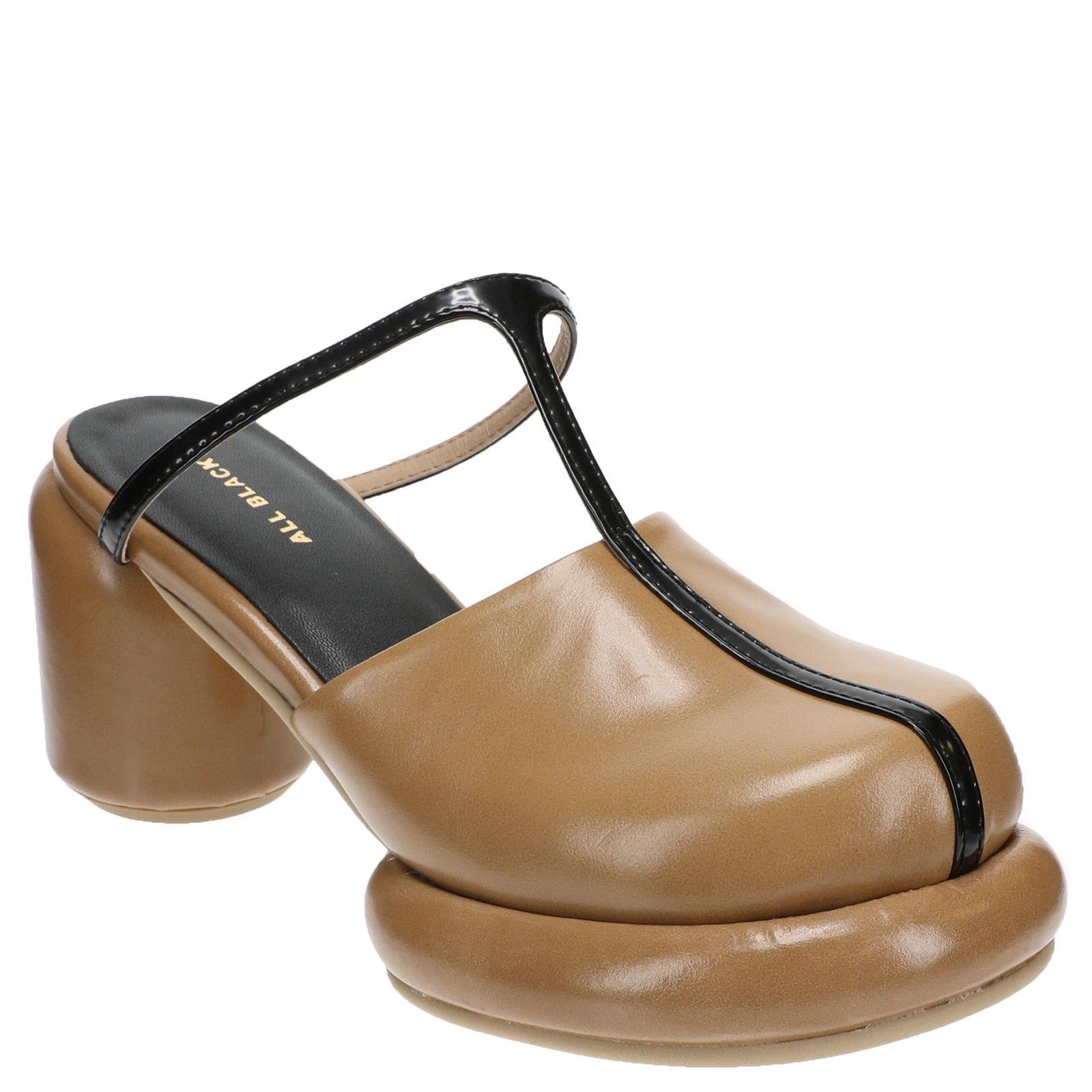 ALL BLACK Mod T Mule Women's Tan Pump Euro 36 US 5.5 M