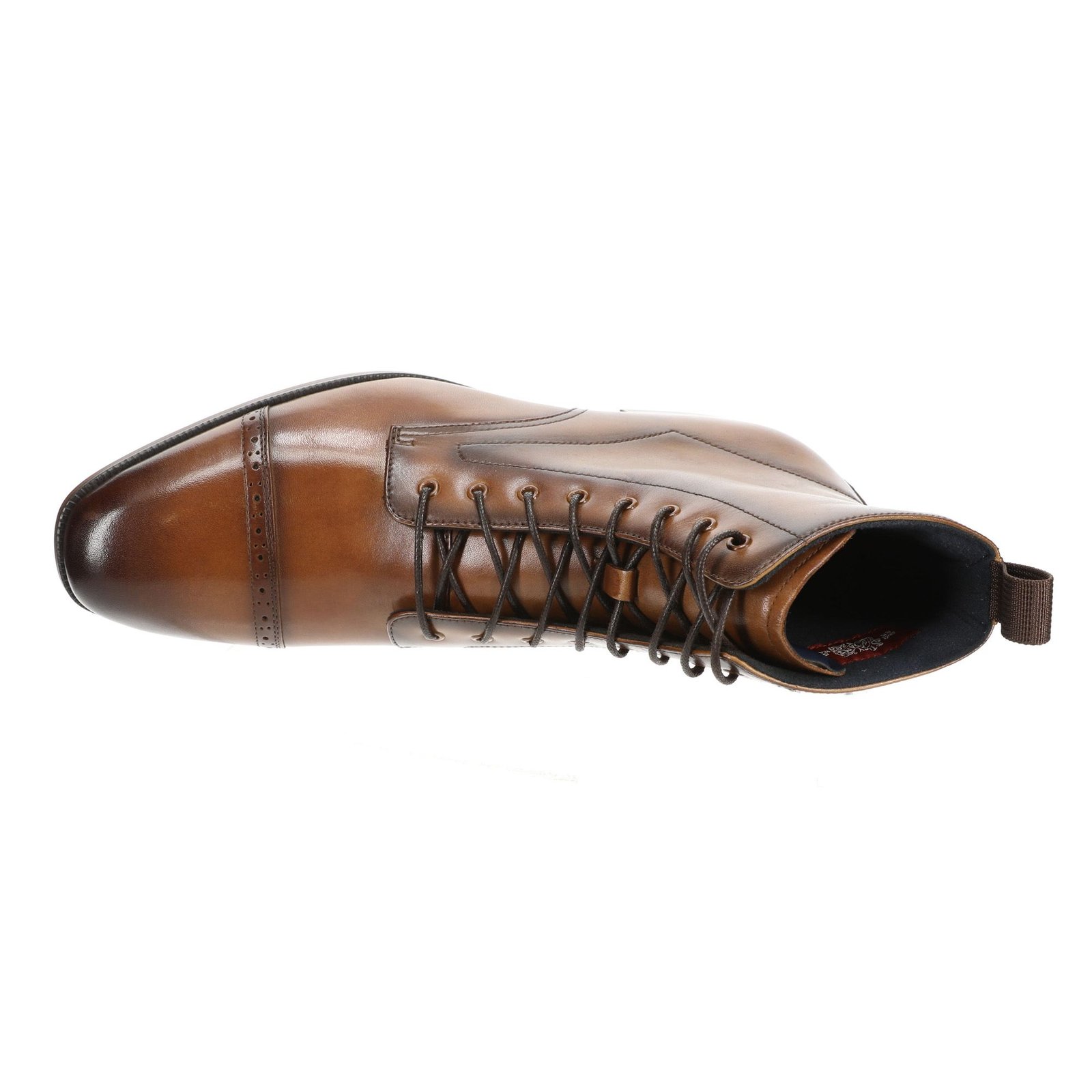 Stacy Adams Shoes Henry Cap Toe Lace Up Boot Tan Size 13 — photo 2