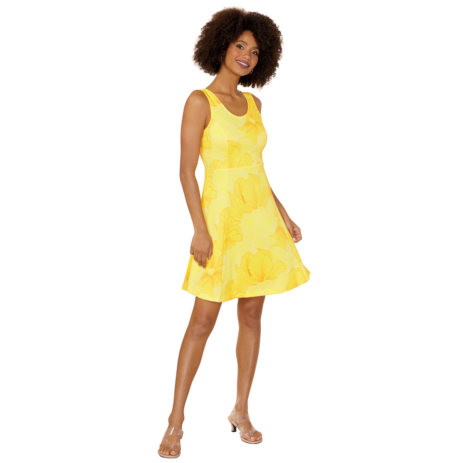 Masseys Go-To Fit-And-Flare Dress Multi Dresses S